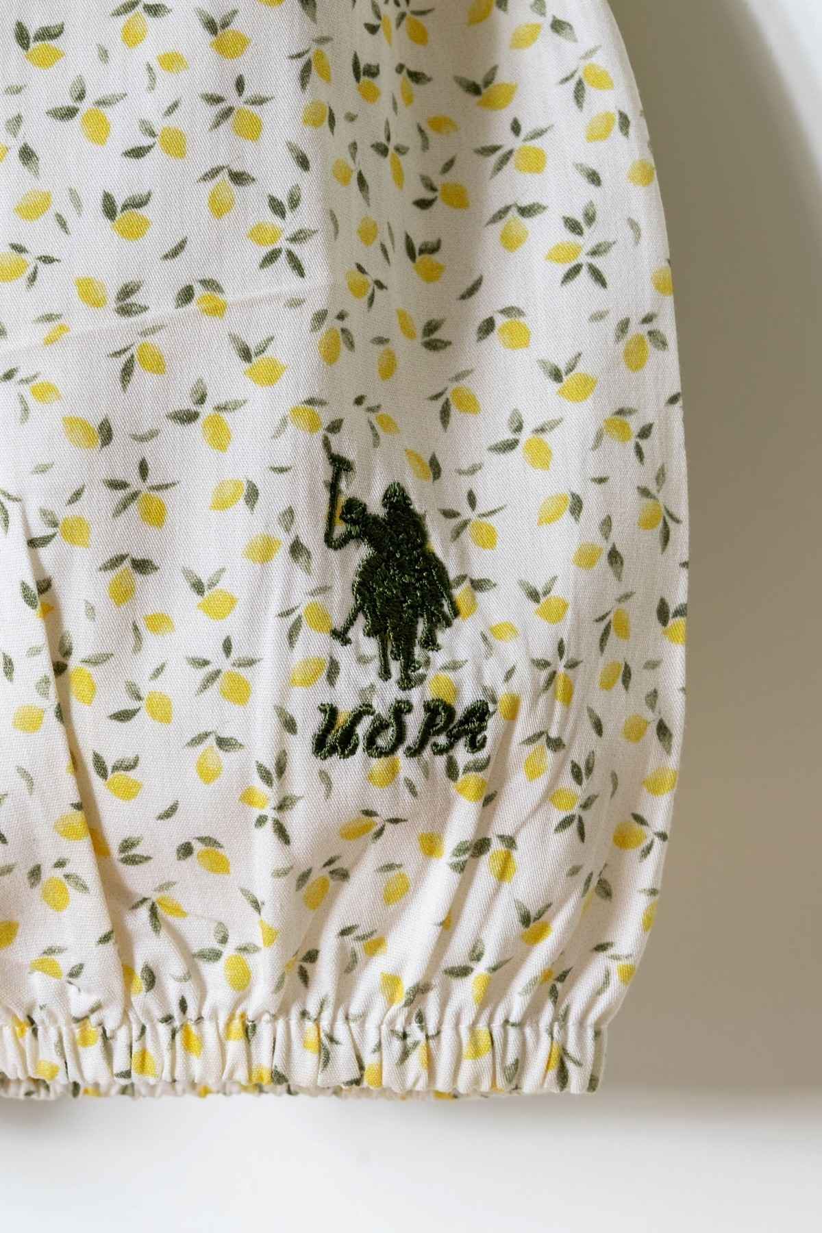 6-36 Ay Lisanslı Us Polo Assn Kız Bebek Takım-Sarı