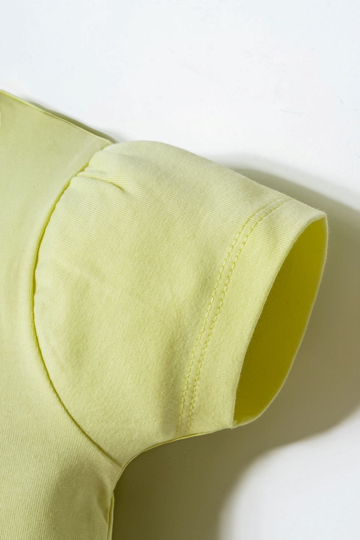 6-36 Ay Lisanslı Us Polo Assn Kız Bebek Takım-Sarı