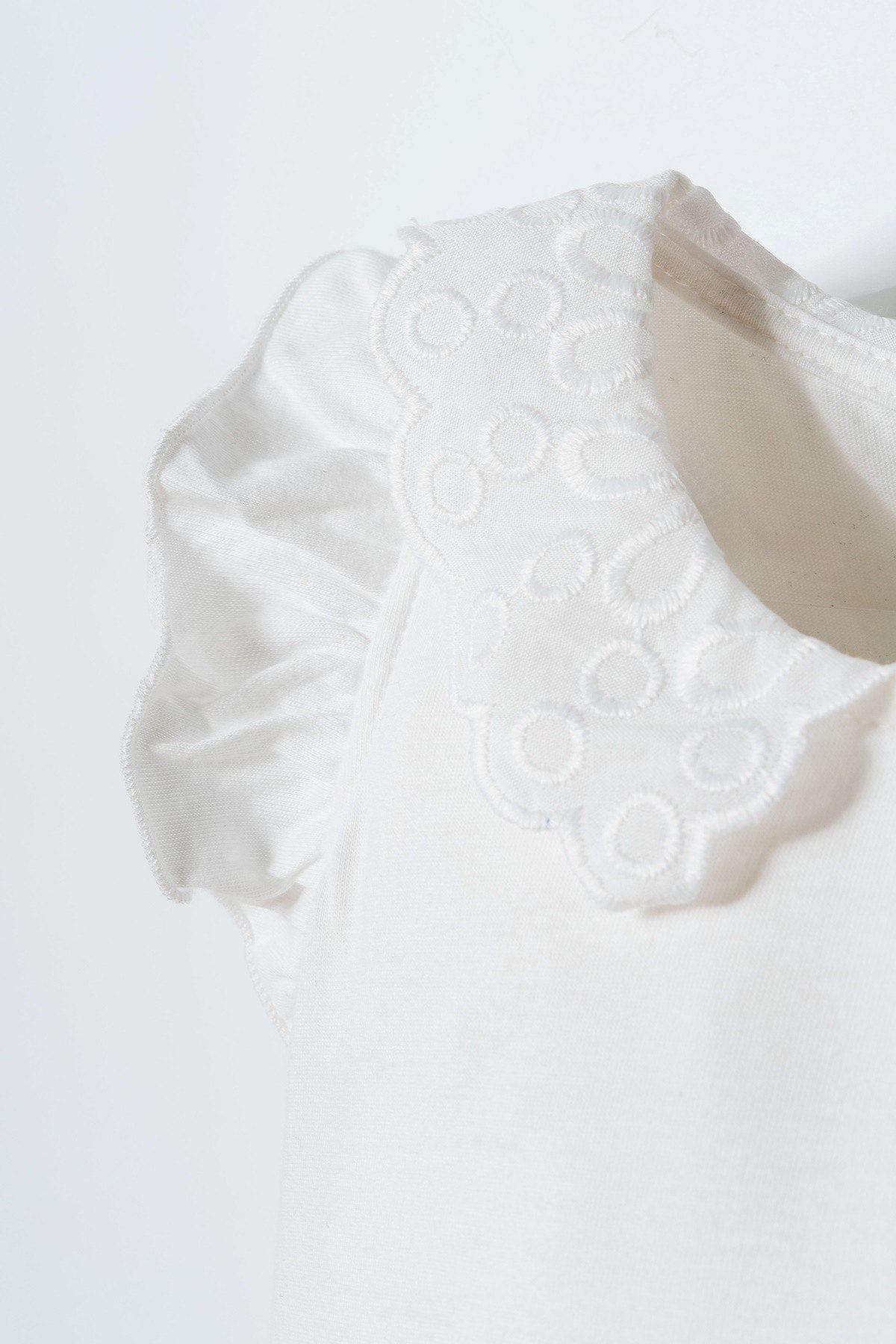 6-36 Ay Lisanslı Us Polo Assn Kız Bebek Takım-Ekru