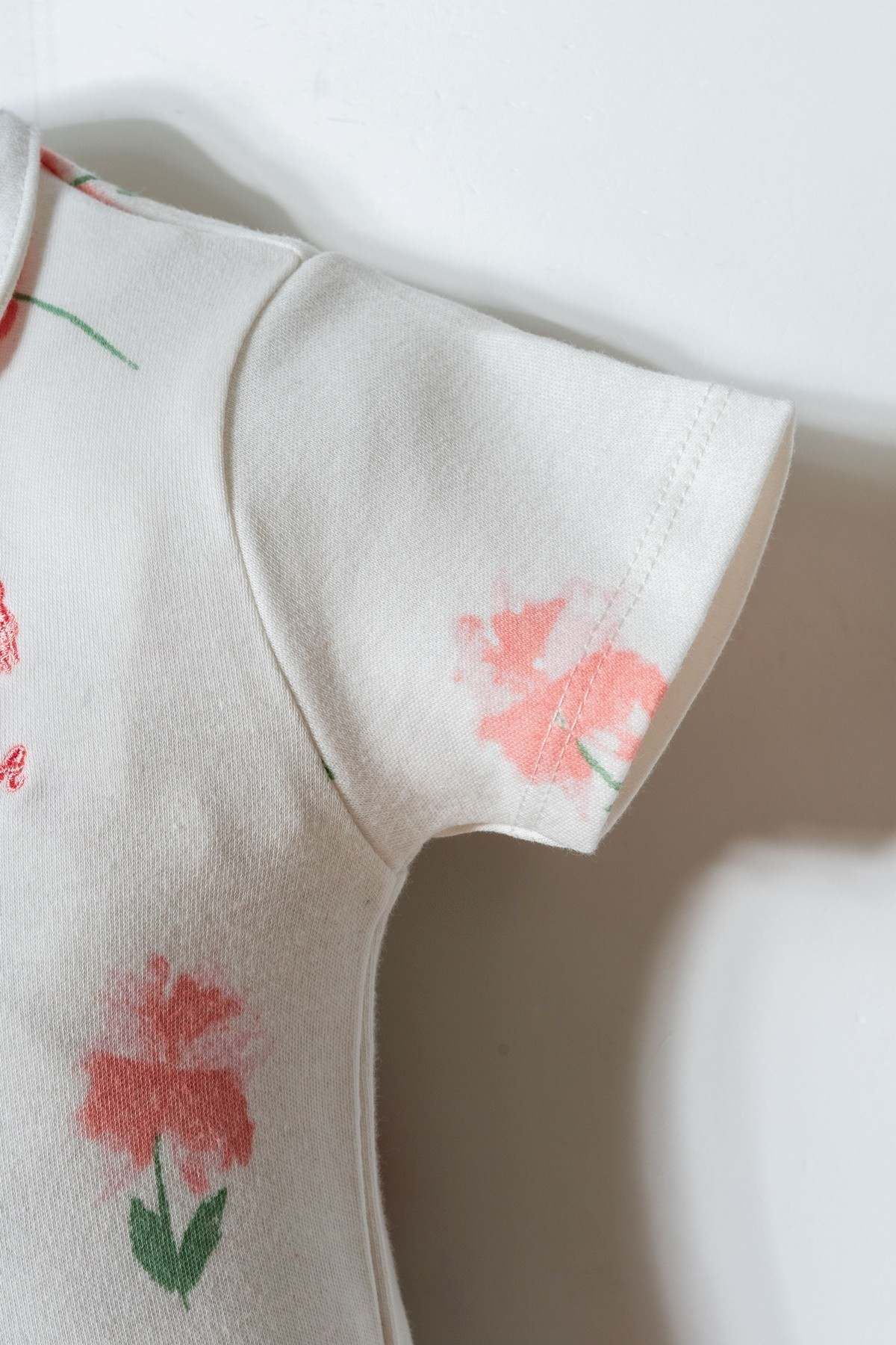 6-36 Ay Lisanslı Us Polo Assn Kız Bebek Takım-Ekru