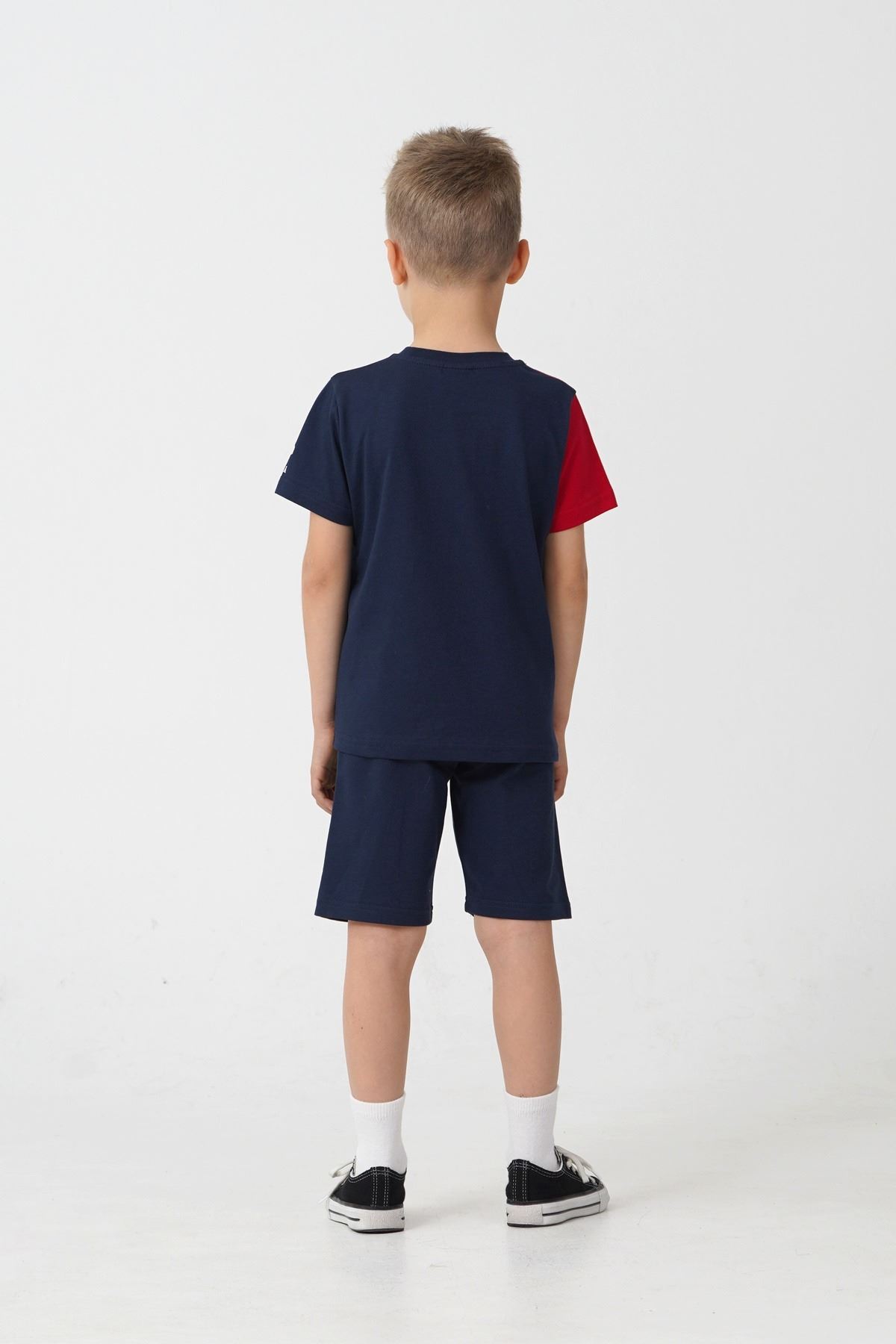 4-15 Yaş Lisanslı Us Polo Assn Erkek Çocuk Takım-Lacivert