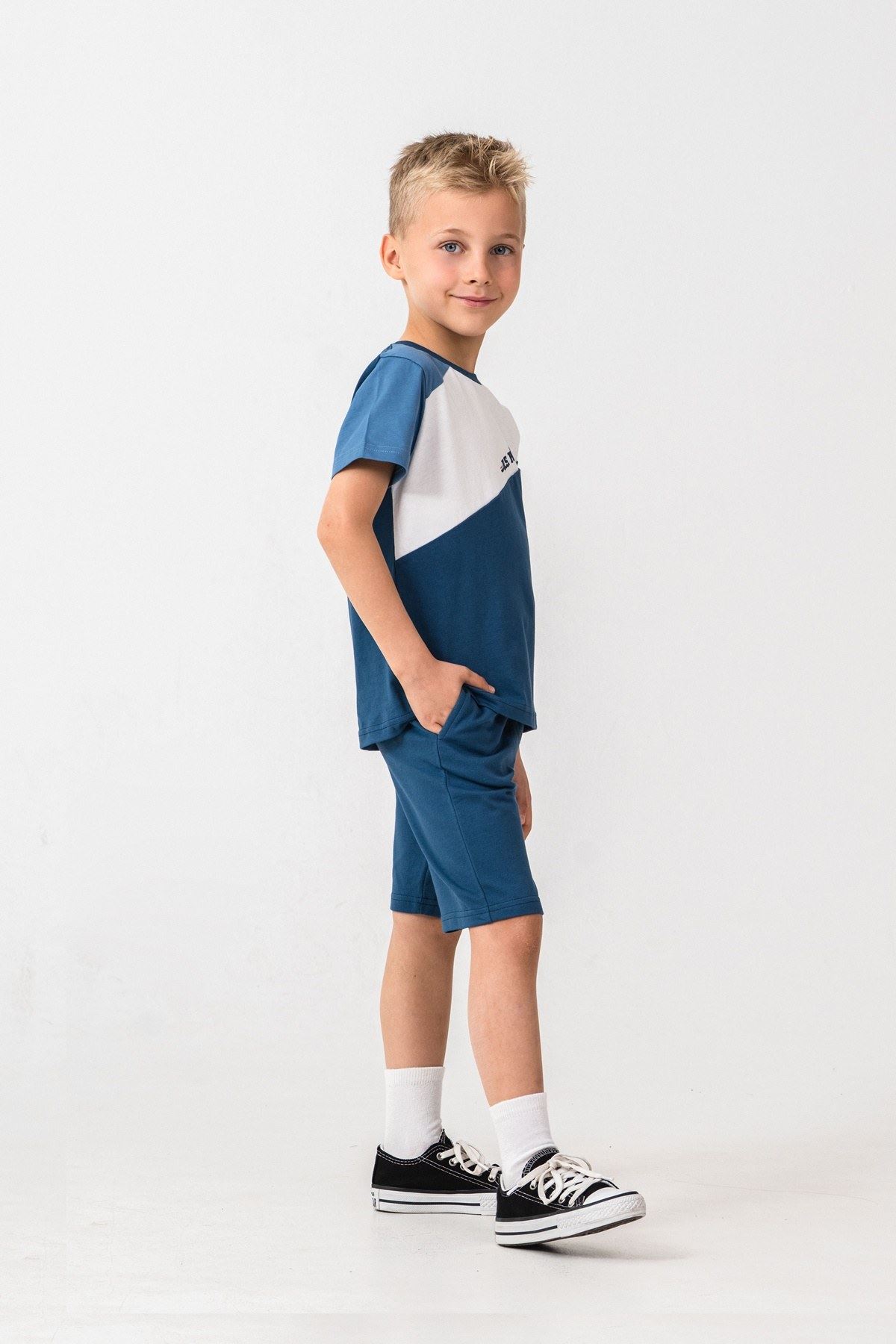 4-15 Yaş Lisanslı Us Polo Assn Erkek Çocuk Takım-İndigo