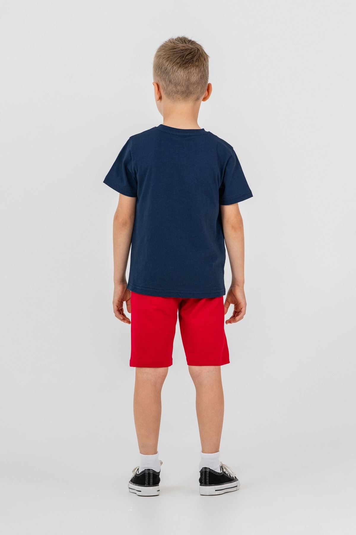 4-15 Yaş Lisanslı Us Polo Assn Erkek Çocuk Takım-İndigo