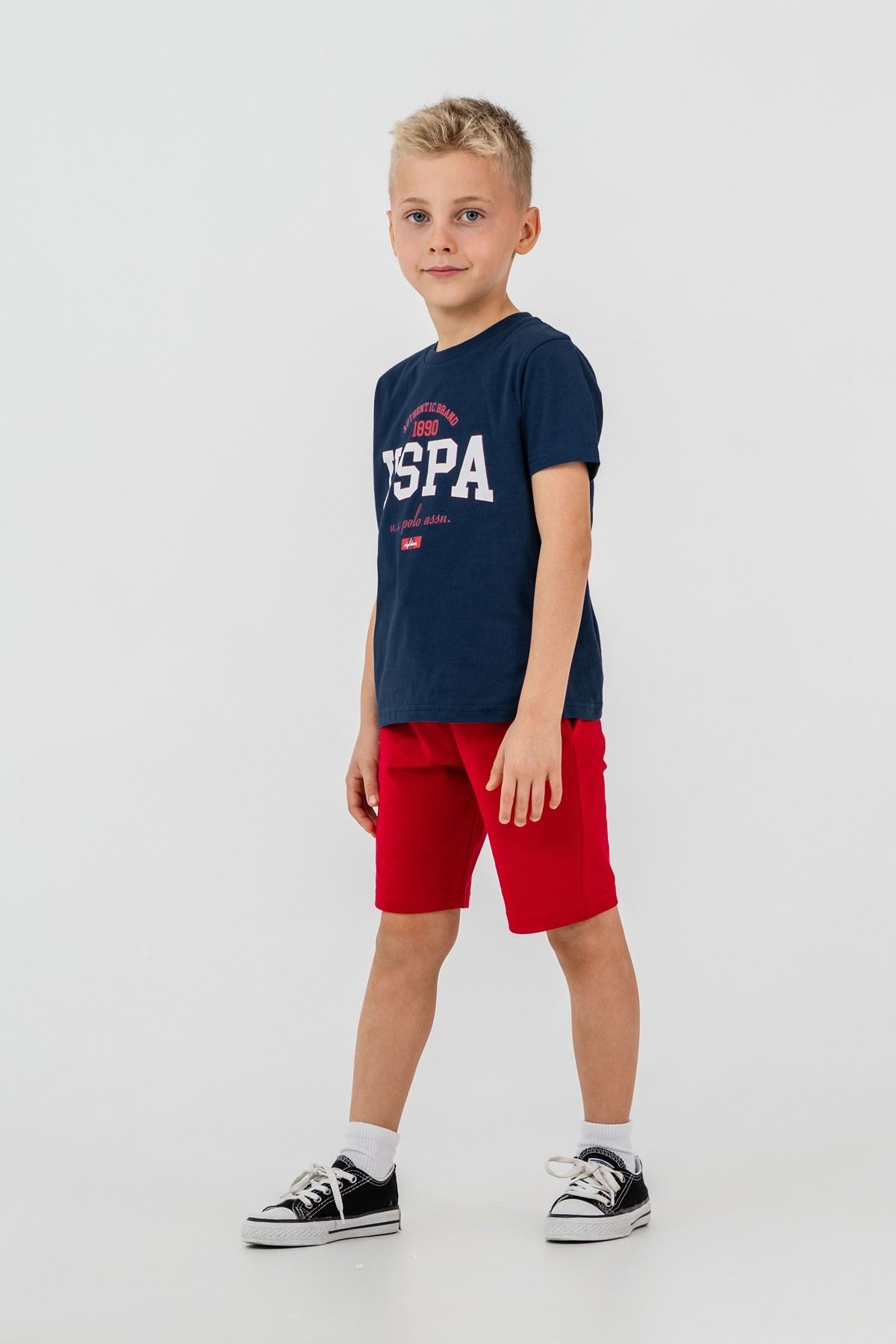 4-15 Yaş Lisanslı Us Polo Assn Erkek Çocuk Takım-İndigo