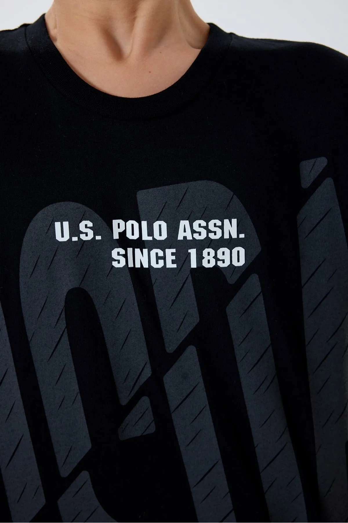 4-15 Yaş Lisanslı Us Polo Assn Erkek Çocuk Takım-Siyah
