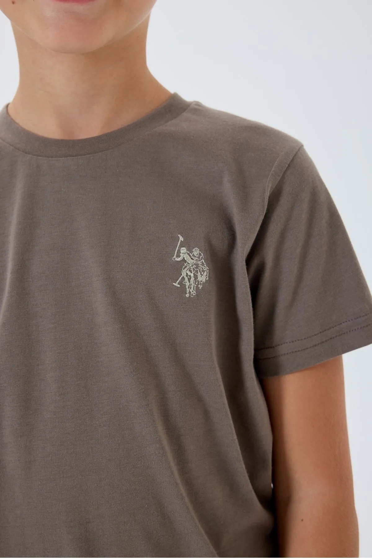 4-15 Yaş Lisanslı Us Polo Assn Erkek Çocuk Takım-Vizon