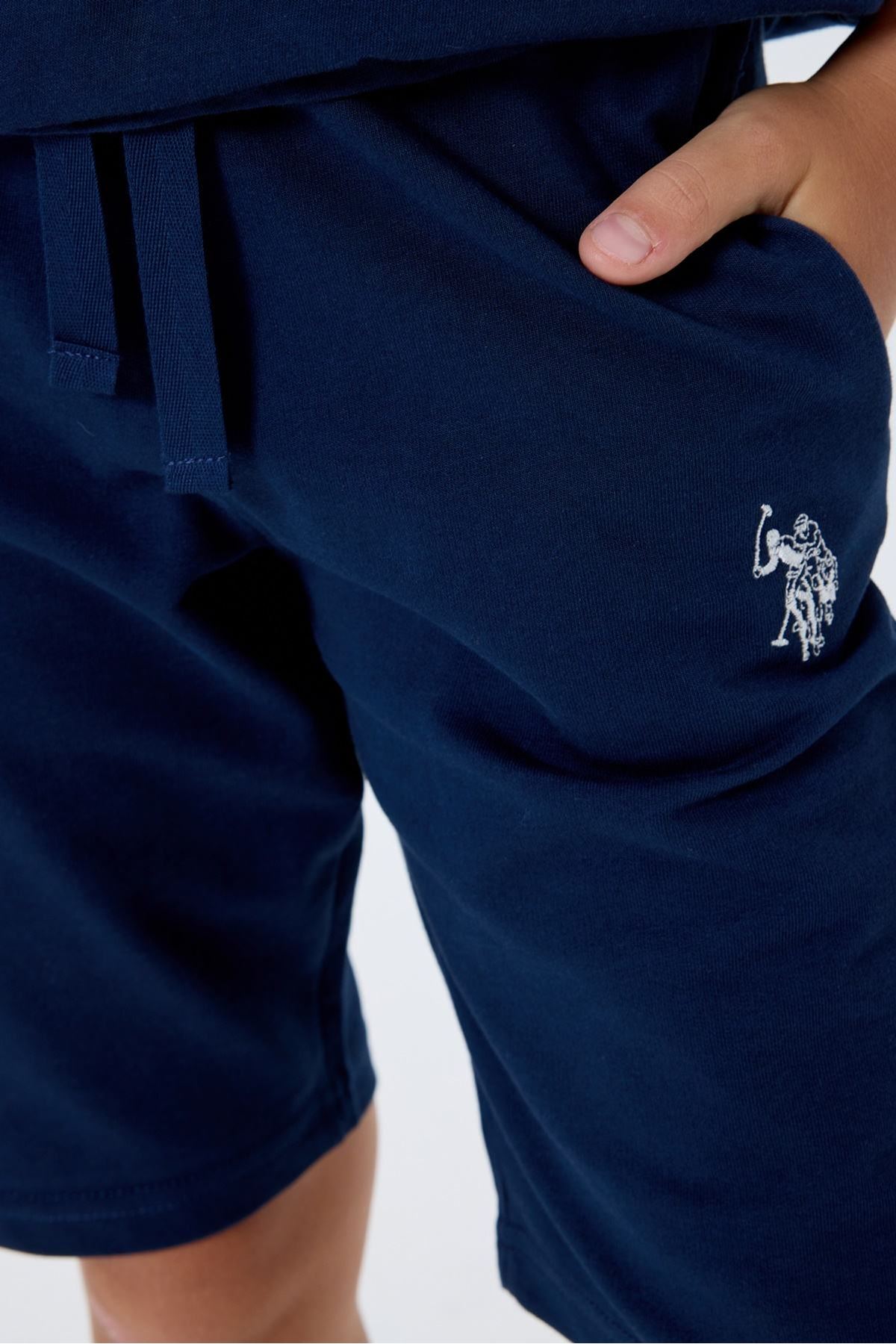 4-15 Yaş Lisanslı Us Polo Assn Erkek Çocuk Takım-Lacivert