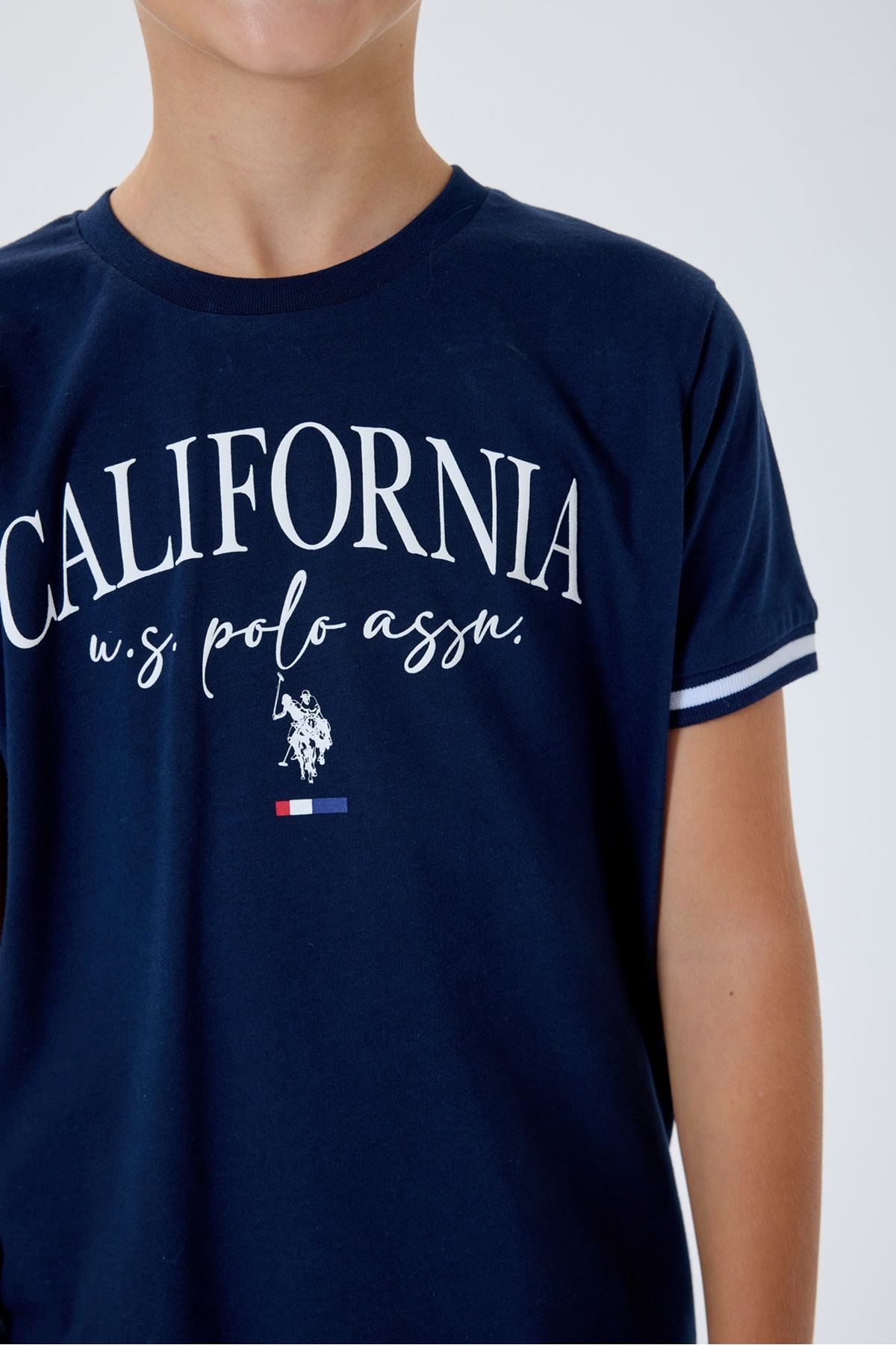 4-15 Yaş Lisanslı Us Polo Assn Erkek Çocuk Takım-Lacivert