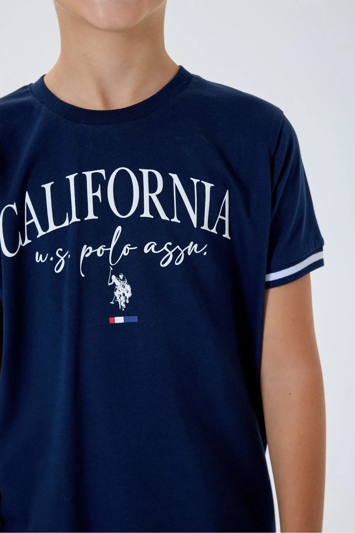 4-15 Yaş Lisanslı Us Polo Assn Erkek Çocuk Takım-Lacivert