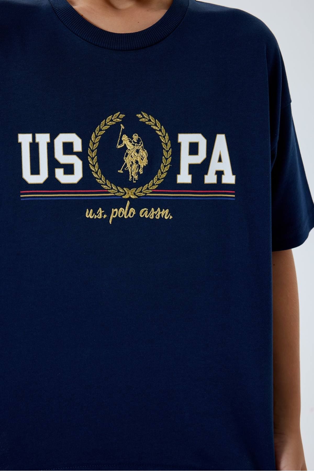 4-15 Yaş Lisanslı Us Polo Assn Erkek Çocuk Takım-Lacivert