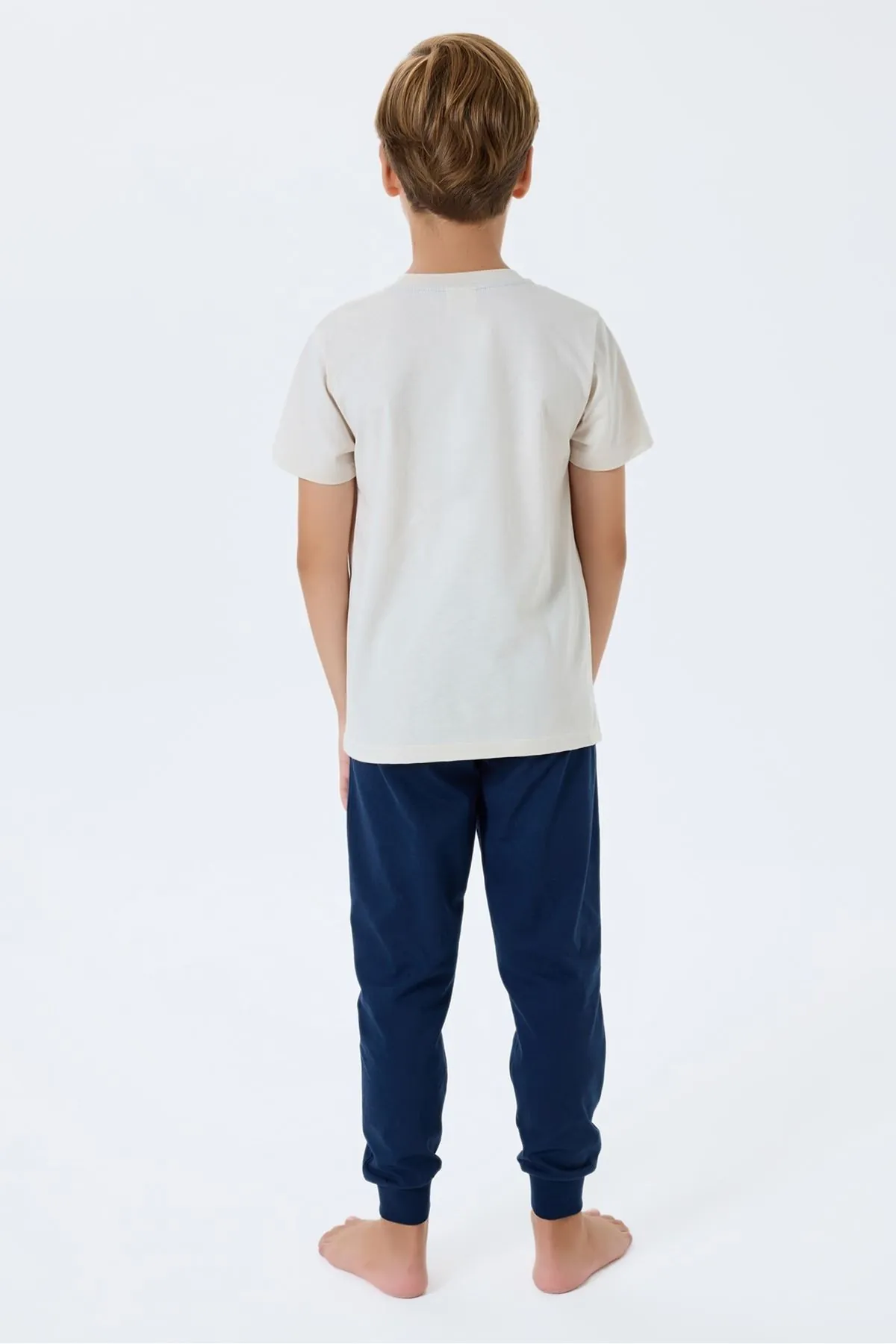 4-15 Yaş Lisanslı Us Polo Assn Erkek Çocuk Takım-Latte