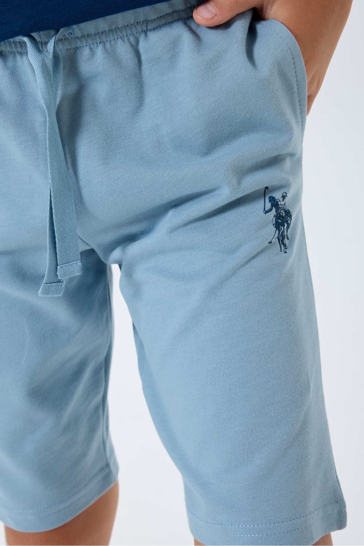 4-15 Yaş Lisanslı Us Polo Assn Erkek Çocuk Takım-Gece Mavisi