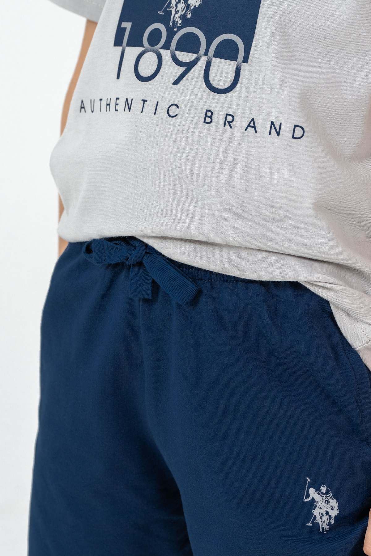 4-15 Yaş Lisanslı Us Polo Assn Erkek Çocuk Takım-Taş