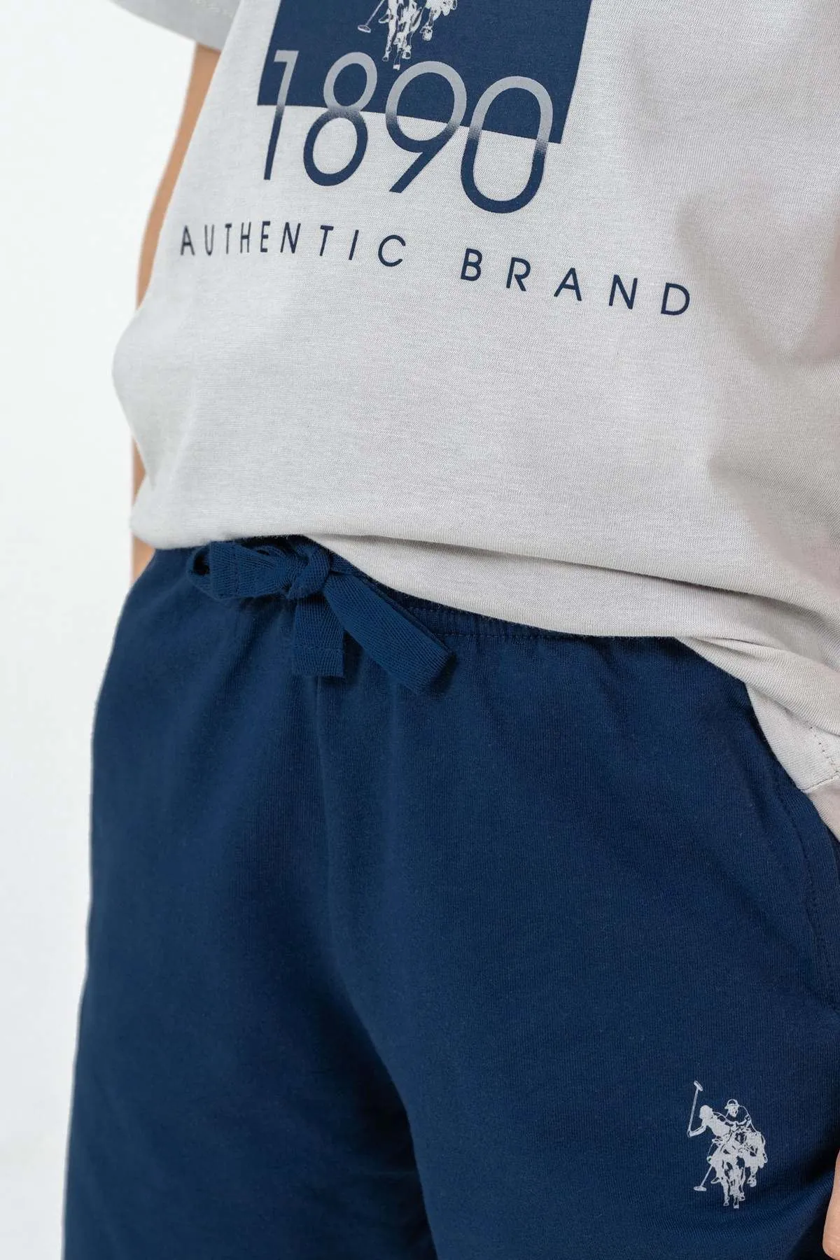 4-15 Yaş Lisanslı Us Polo Assn Erkek Çocuk Takım-Taş