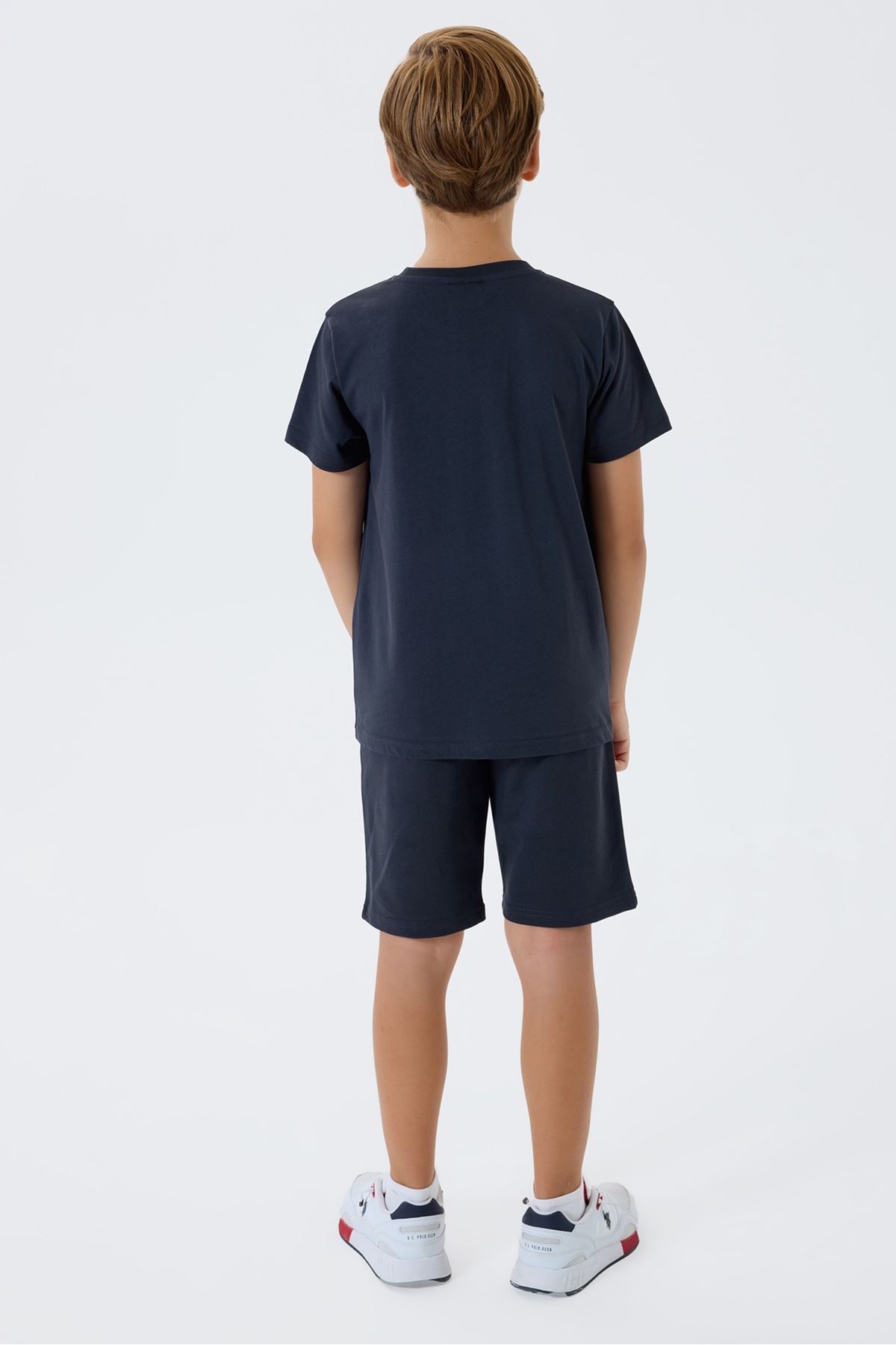 4-15 Yaş Lisanslı Us Polo Assn Erkek Çocuk Takım-Antrasit