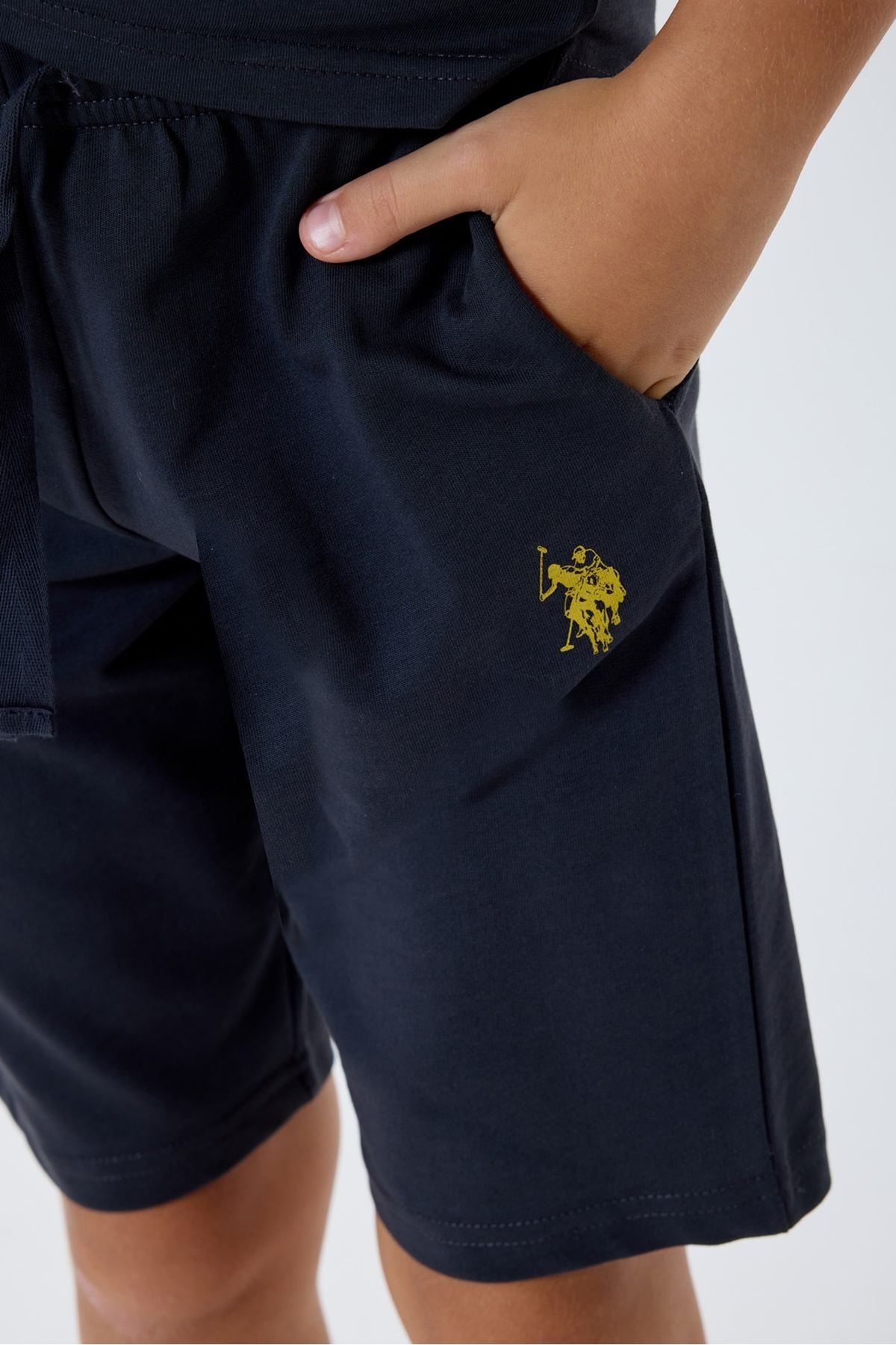 4-15 Yaş Lisanslı Us Polo Assn Erkek Çocuk Takım-Antrasit