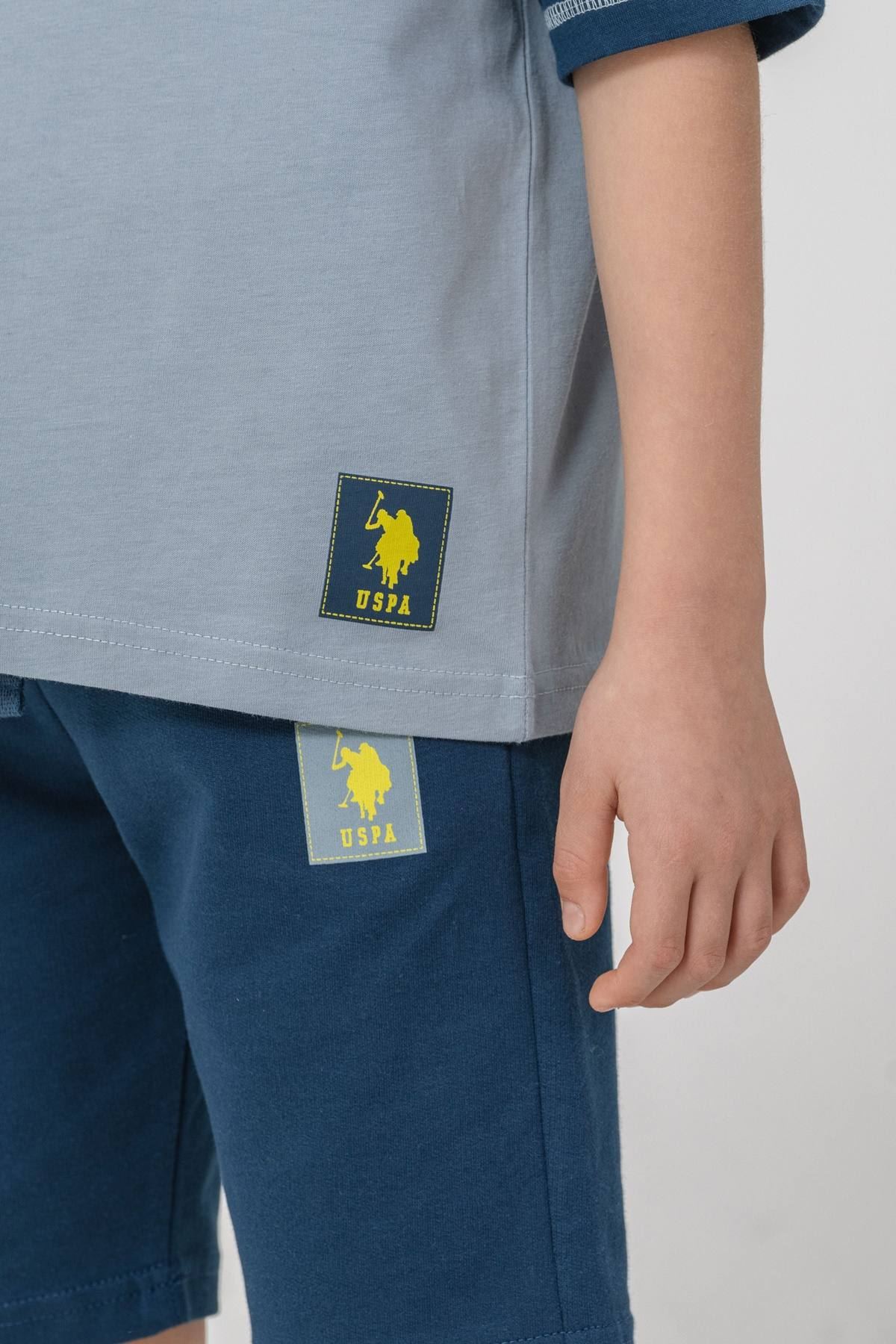 4-15 Yaş Lisanslı Us Polo Assn Erkek Çocuk Takım-Gece Mavisi