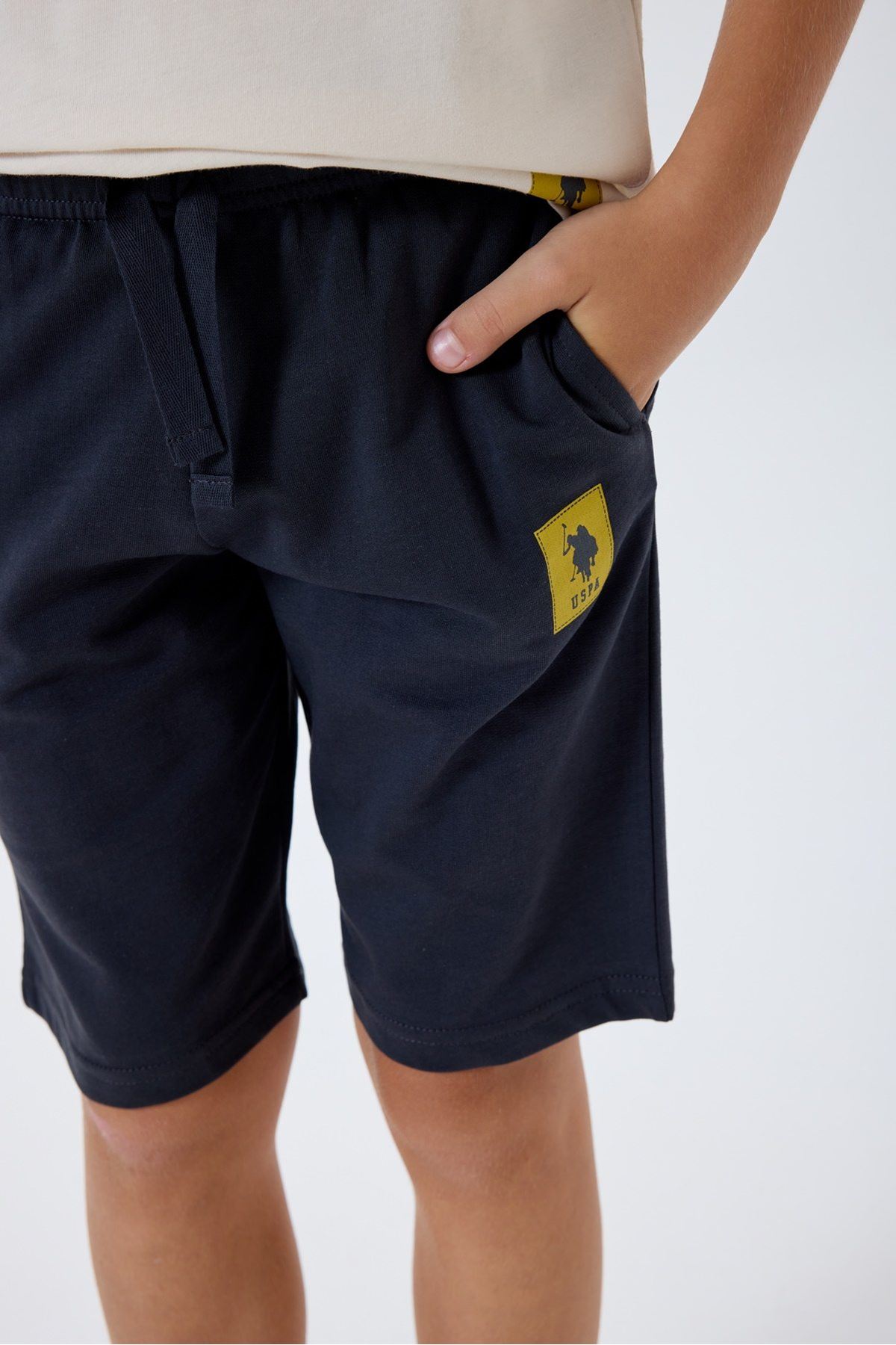 4-15 Yaş Lisanslı Us Polo Assn Erkek Çocuk Takım-Latte