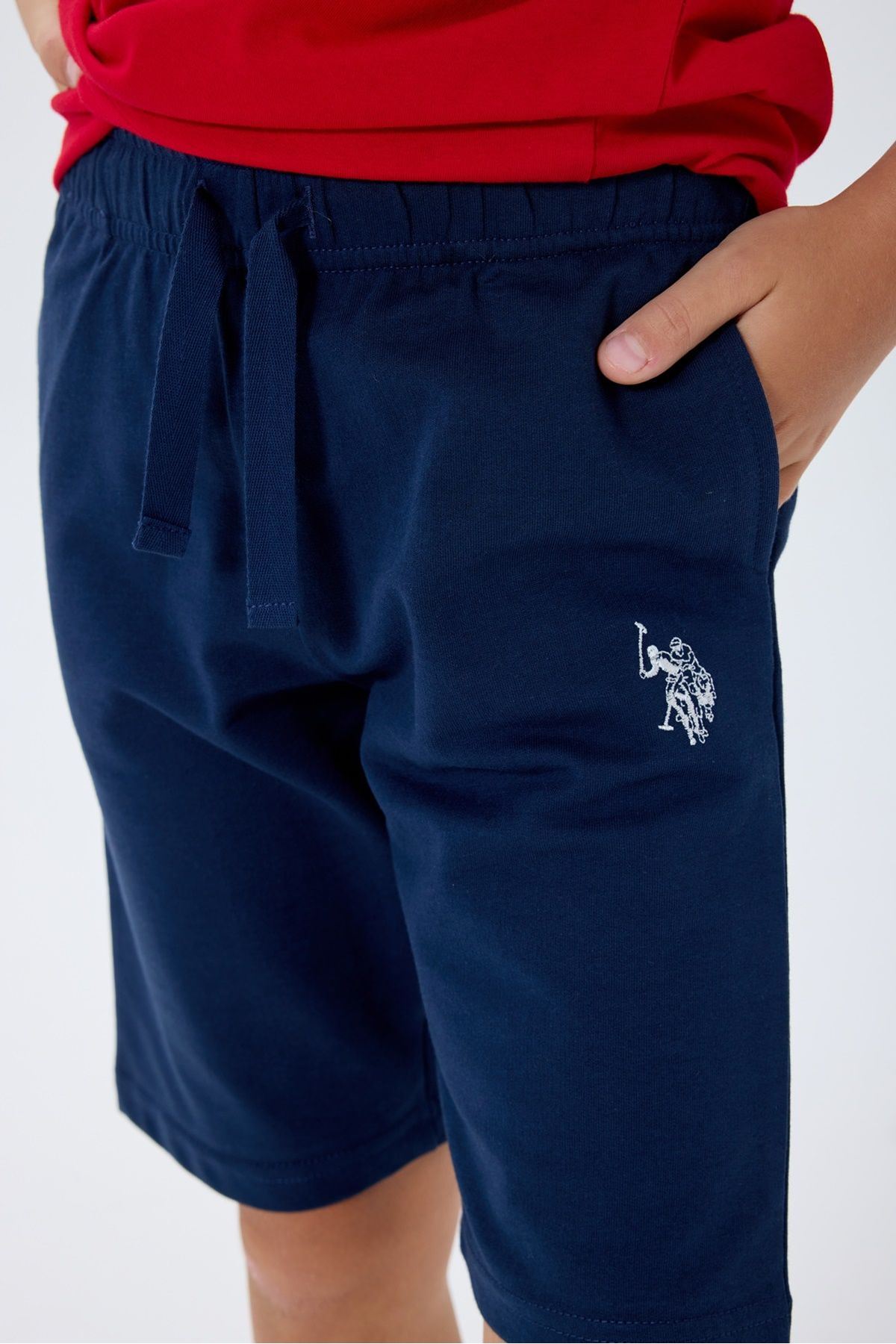 4-15 Yaş Lisanslı Us Polo Assn Erkek Çocuk Takım-Kırmızı