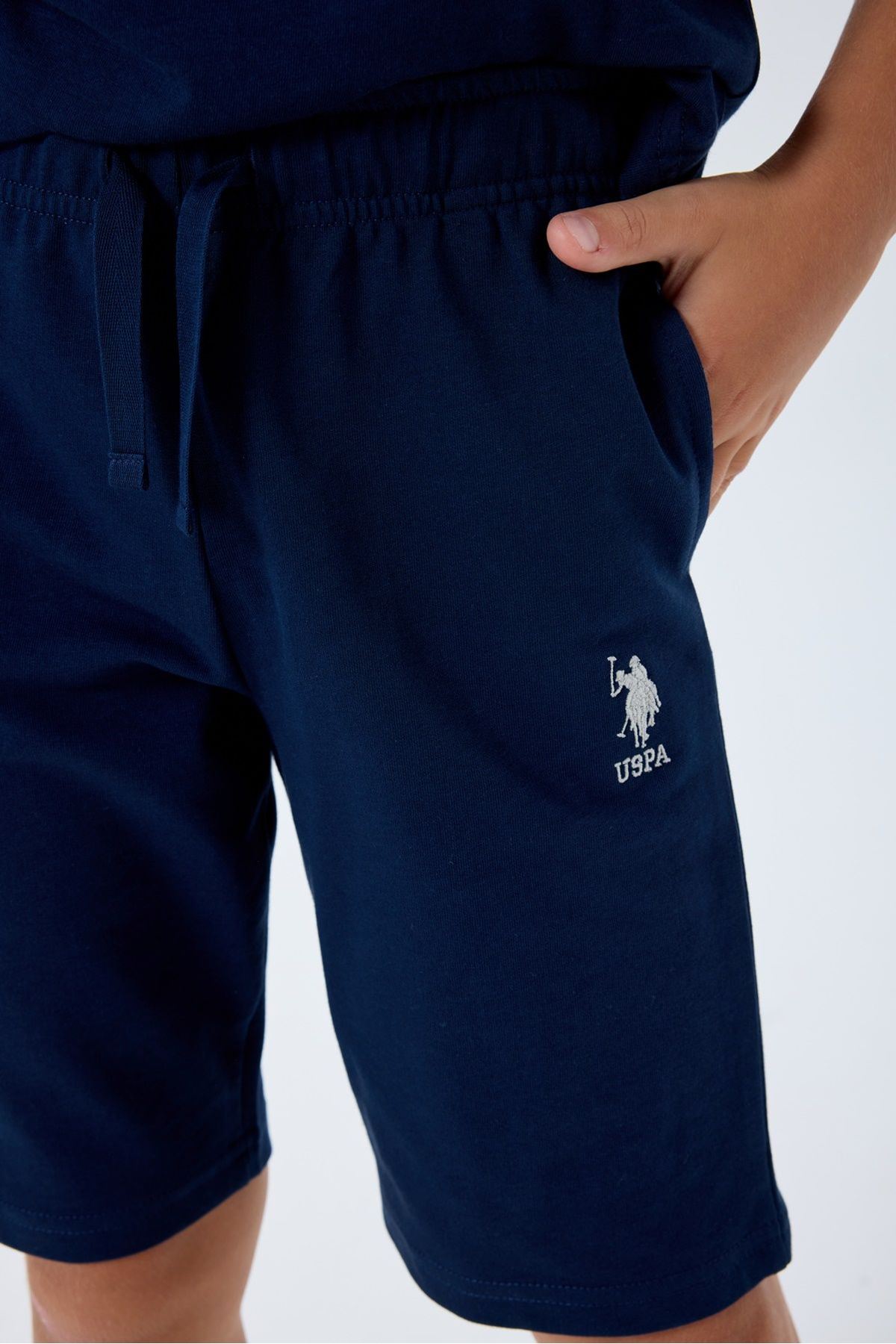 4-15 Yaş Lisanslı Us Polo Assn Erkek Çocuk Takım-Lacivert