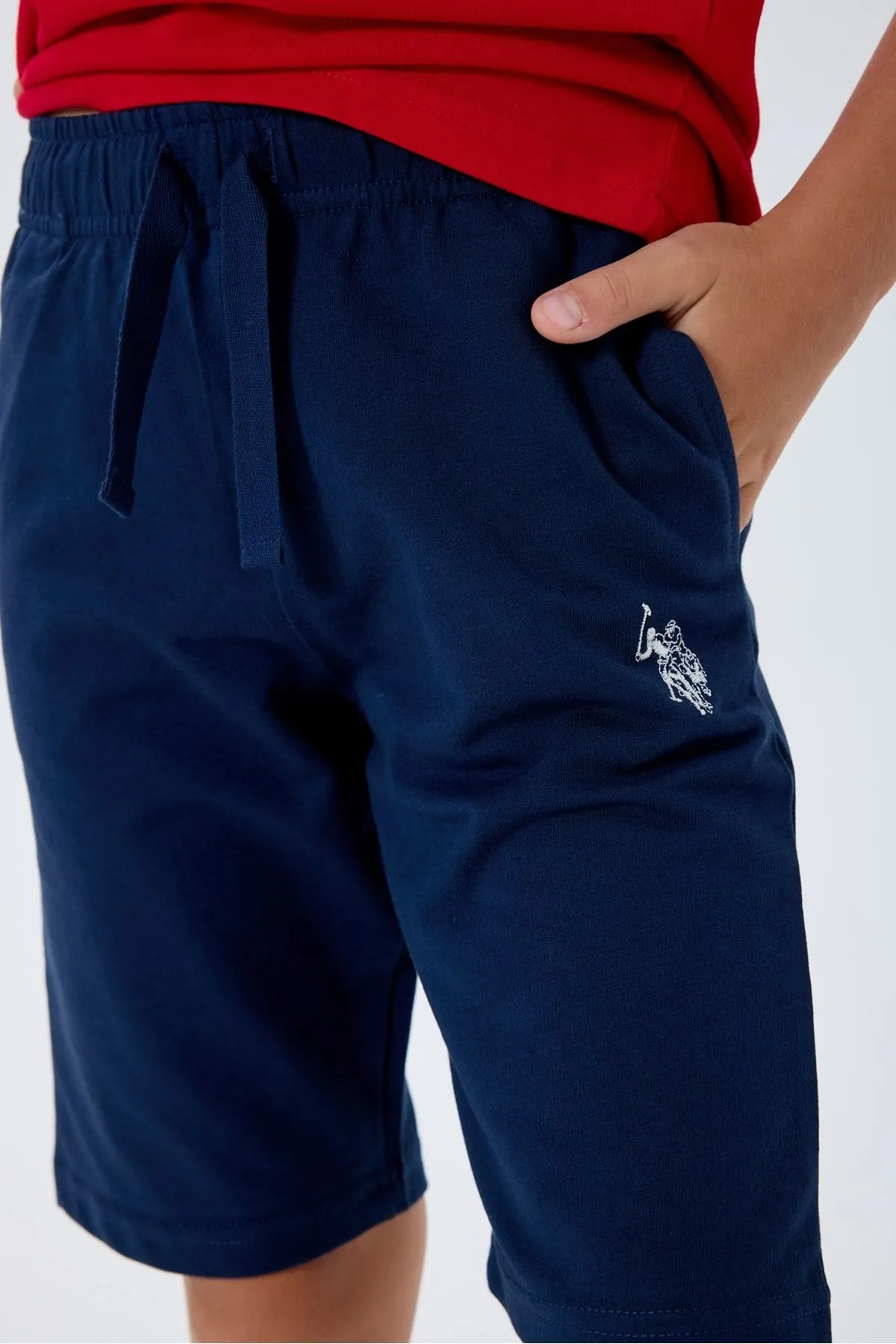 4-15 Yaş Lisanslı Us Polo Assn Erkek Çocuk Takım-Kırmızı