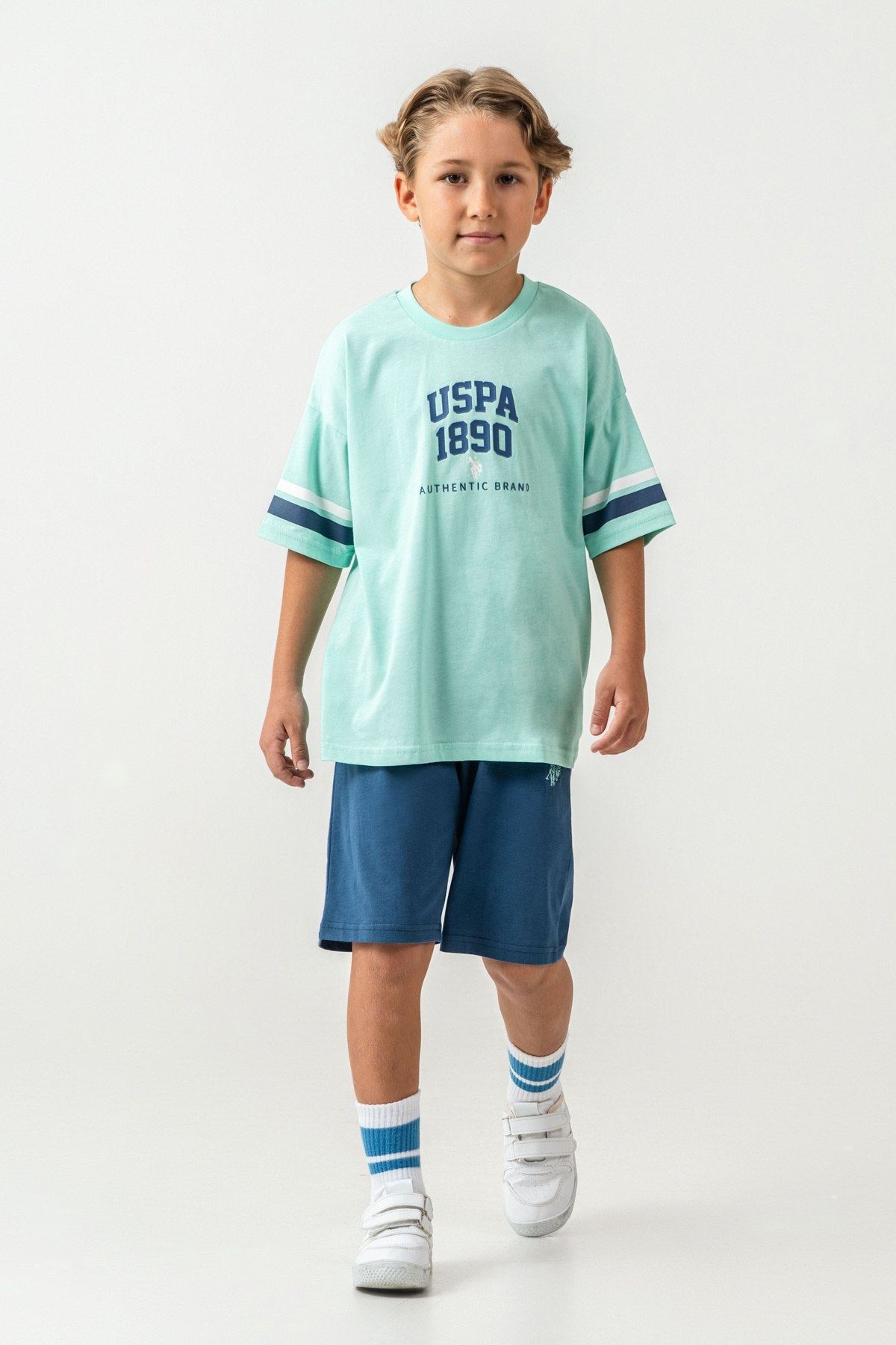 4-15 Yaş Lisanslı Us Polo Assn Erkek Çocuk Takım-Nil