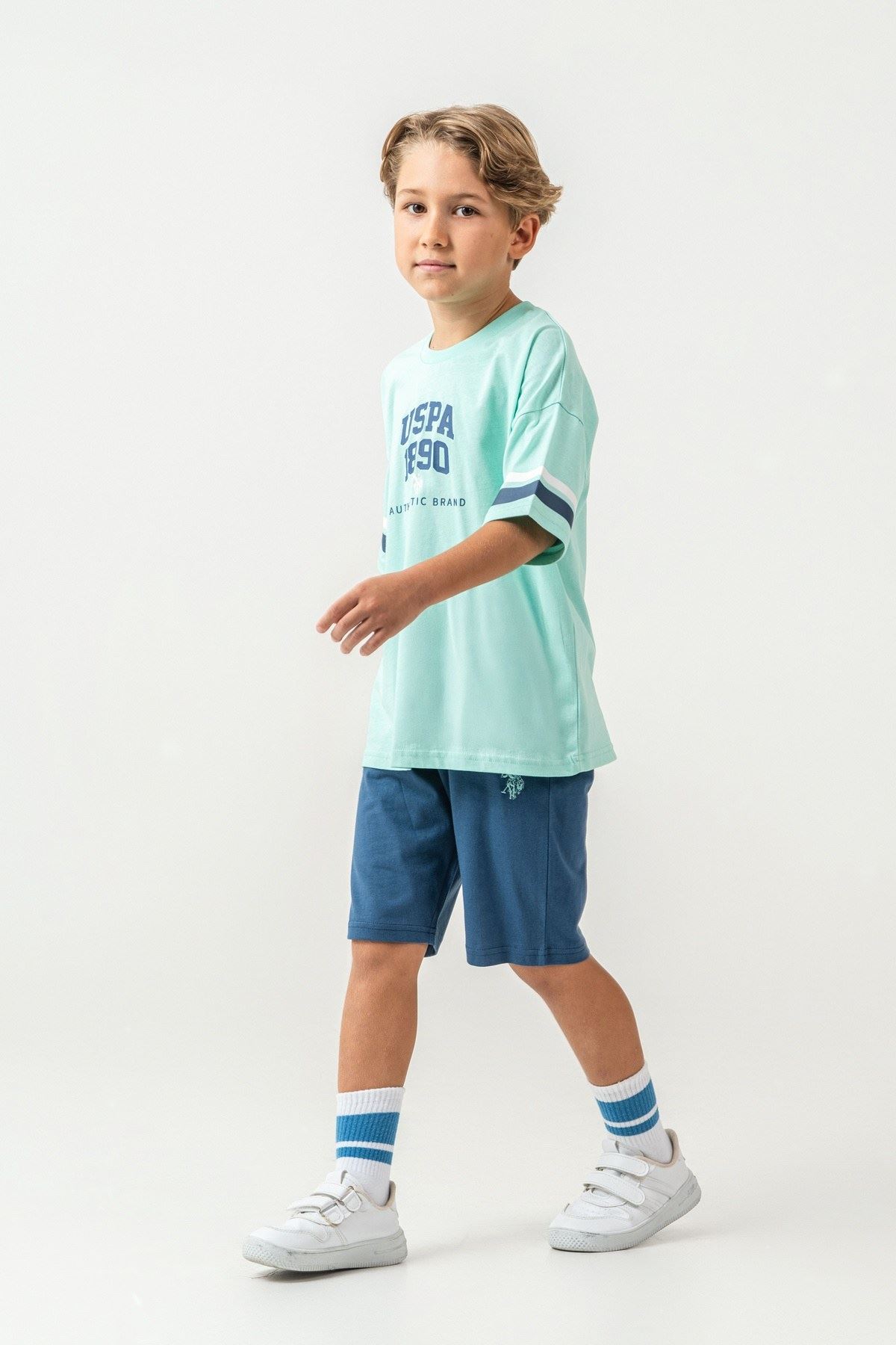 4-15 Yaş Lisanslı Us Polo Assn Erkek Çocuk Takım-Nil