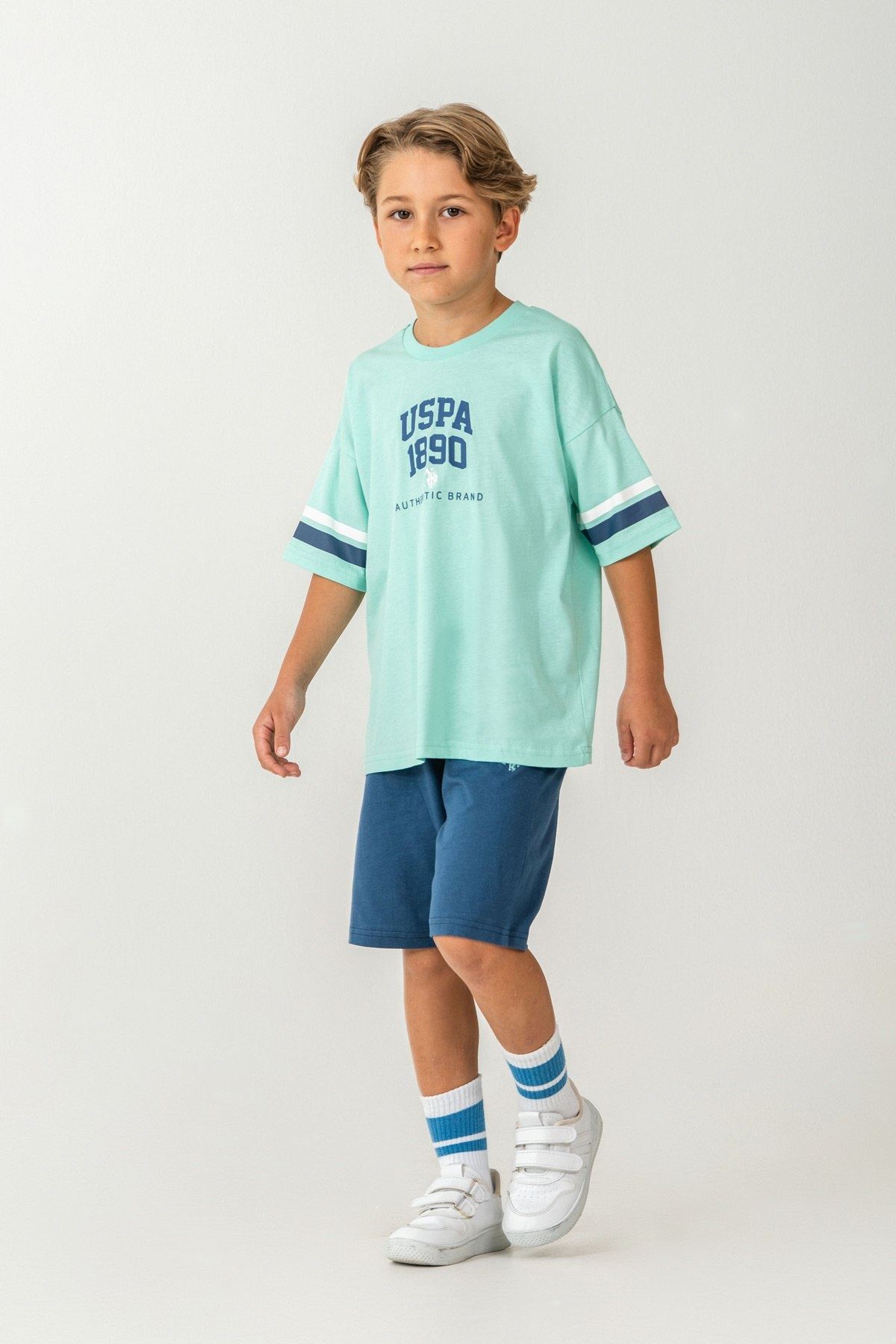4-15 Yaş Lisanslı Us Polo Assn Erkek Çocuk Takım-Nil