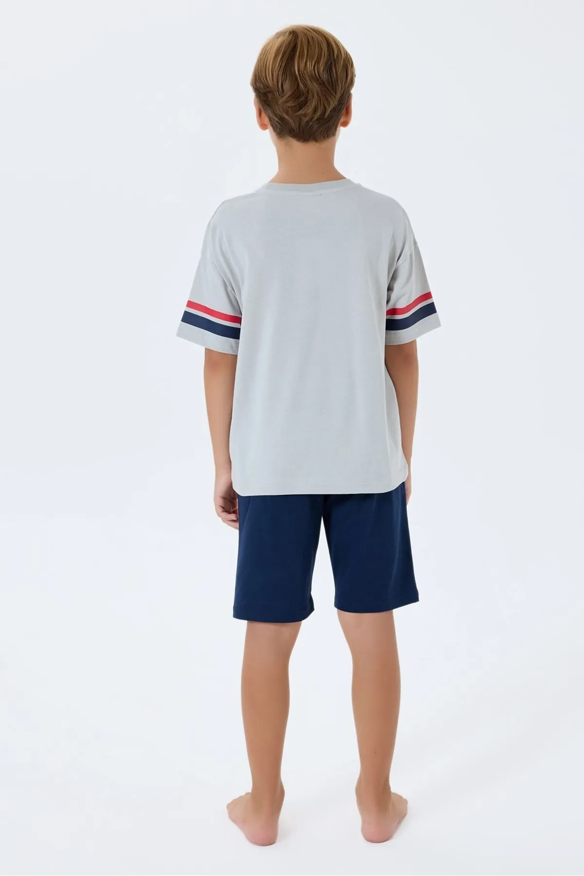 4-15 Yaş Lisanslı Us Polo Assn Erkek Çocuk Takım-Taş