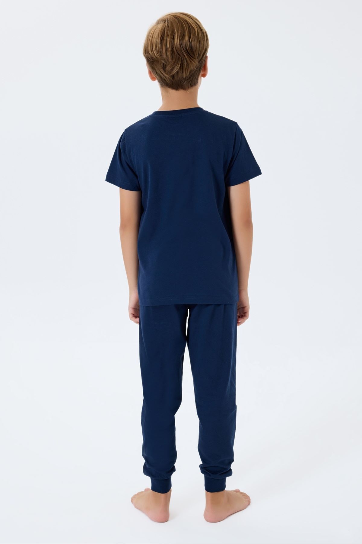 4-15 Yaş Lisanslı Us Polo Assn Erkek Çocuk Takım-Lacivert