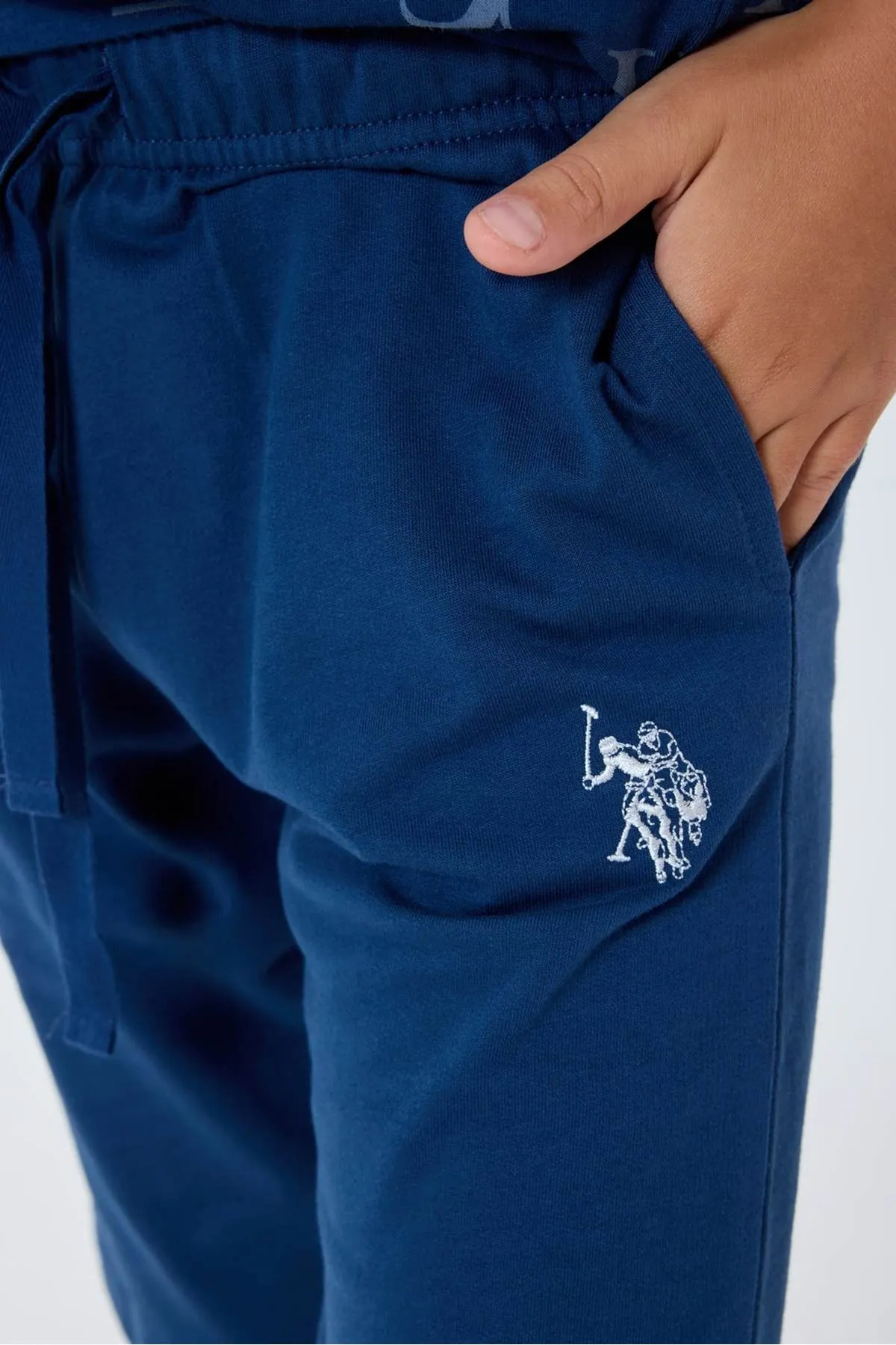 4-15 Yaş Lisanslı Us Polo Assn Erkek Çocuk Takım-Lacivert