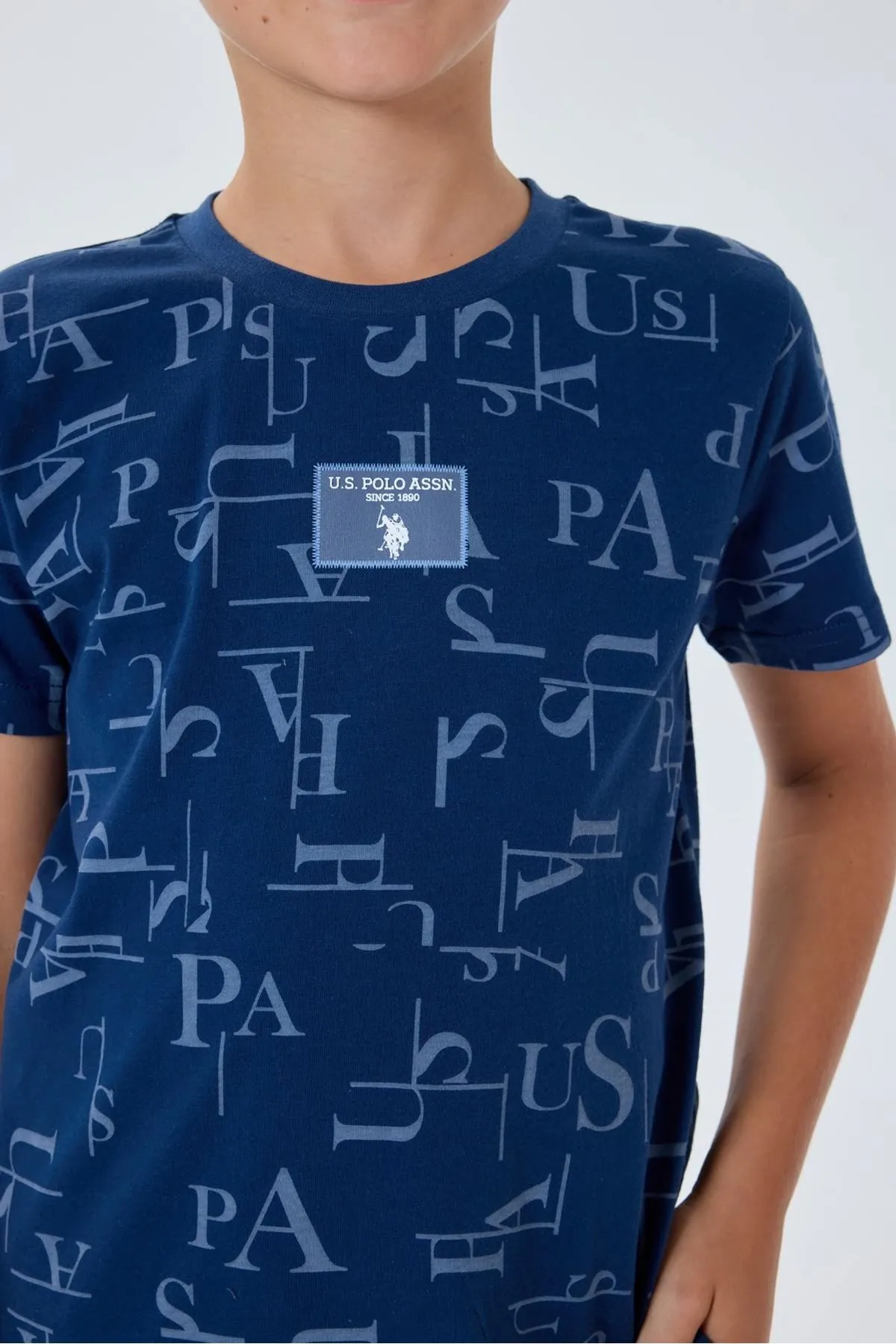 4-15 Yaş Lisanslı Us Polo Assn Erkek Çocuk Takım-Lacivert