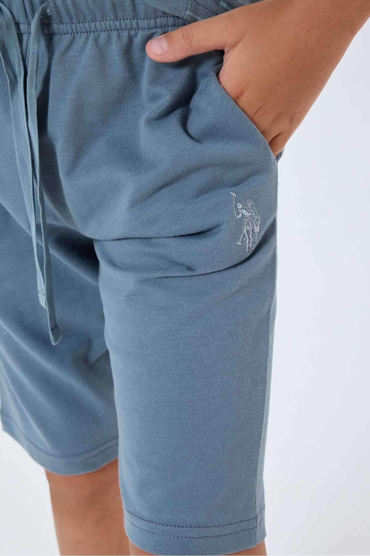 4-15 Yaş Lisanslı Us Polo Assn Erkek Çocuk Takım-Taş