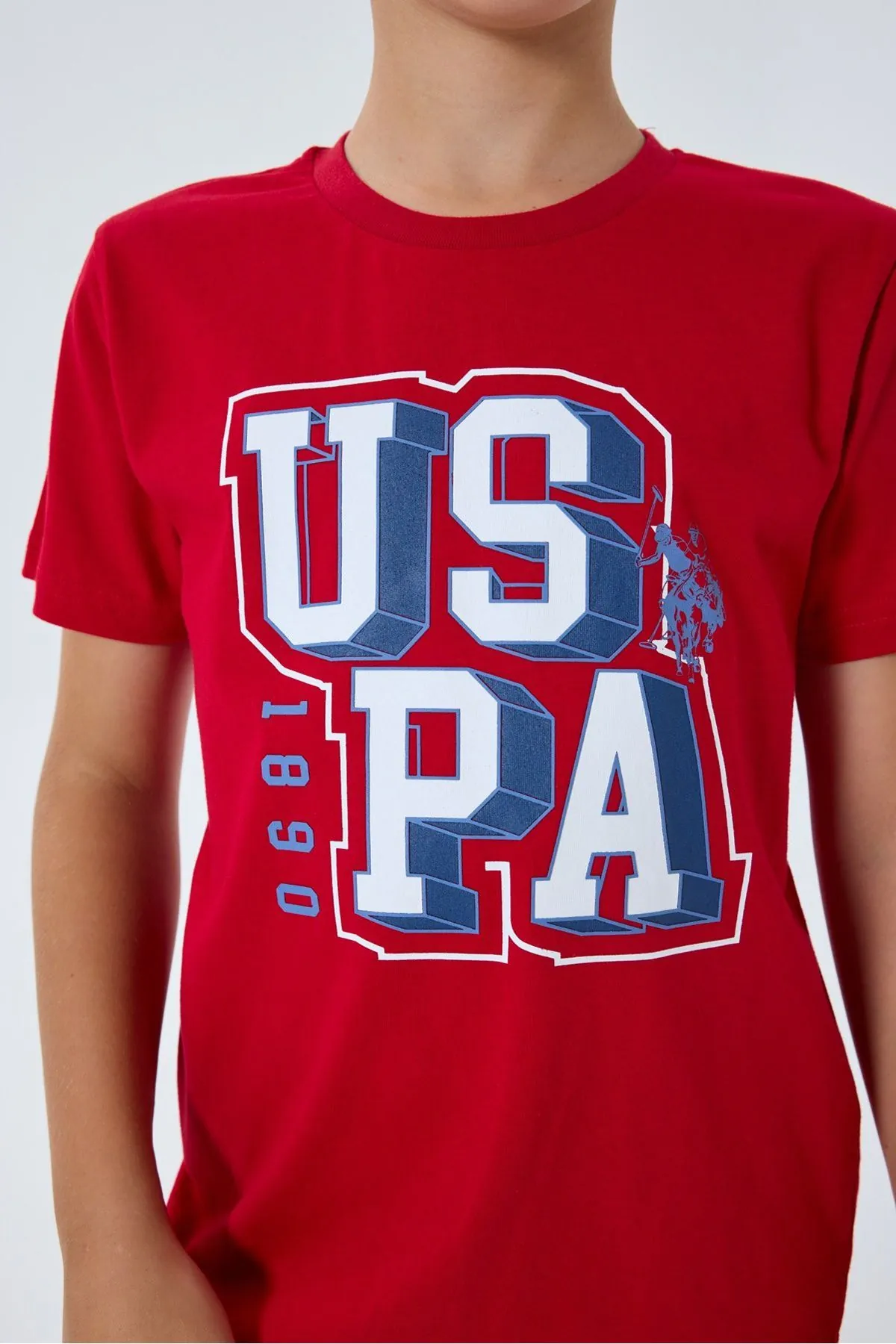 4-15 Yaş Lisanslı Us Polo Assn Erkek Çocuk Takım-Kırmızı