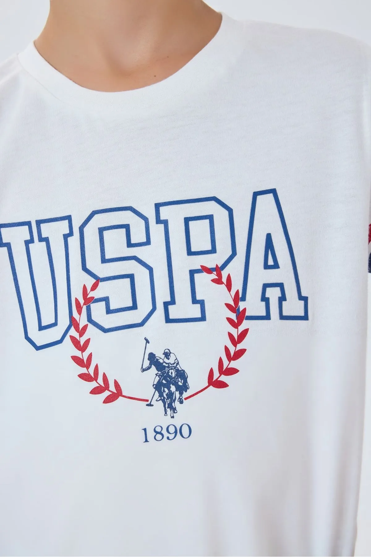 4-15 Yaş Lisanslı Us Polo Assn Erkek Çocuk Takım-Ekru