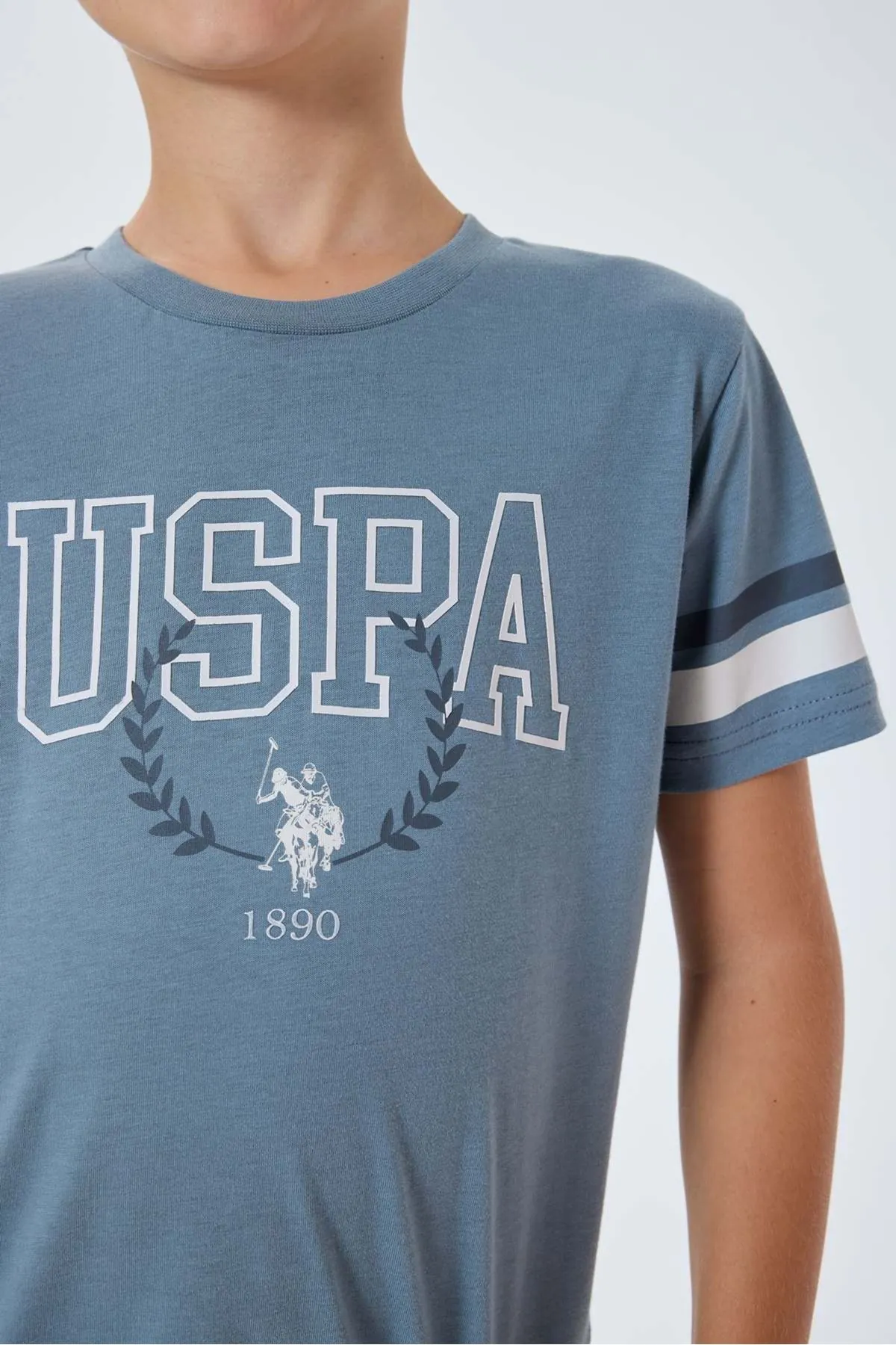 4-15 Yaş Lisanslı Us Polo Assn Erkek Çocuk Takım-Taş