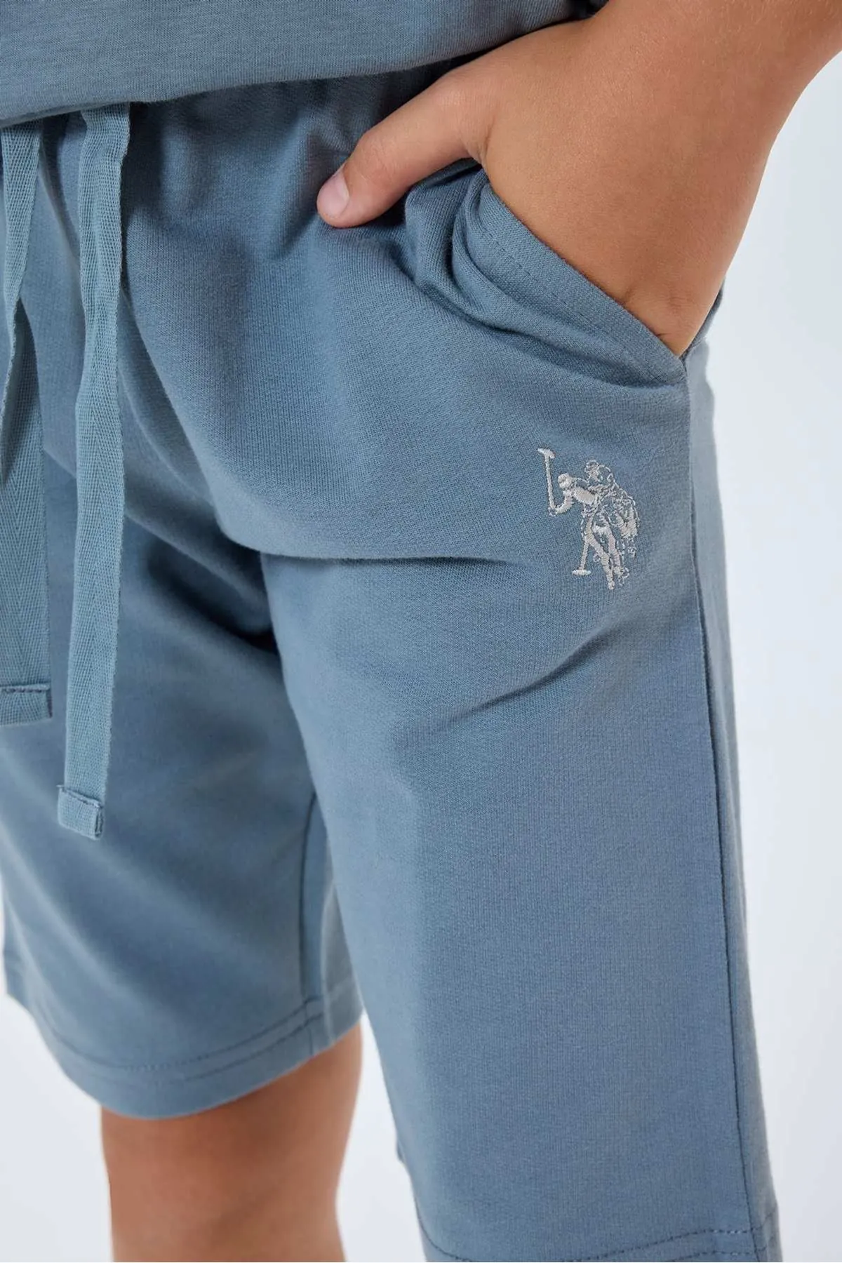 4-15 Yaş Lisanslı Us Polo Assn Erkek Çocuk Takım-Taş