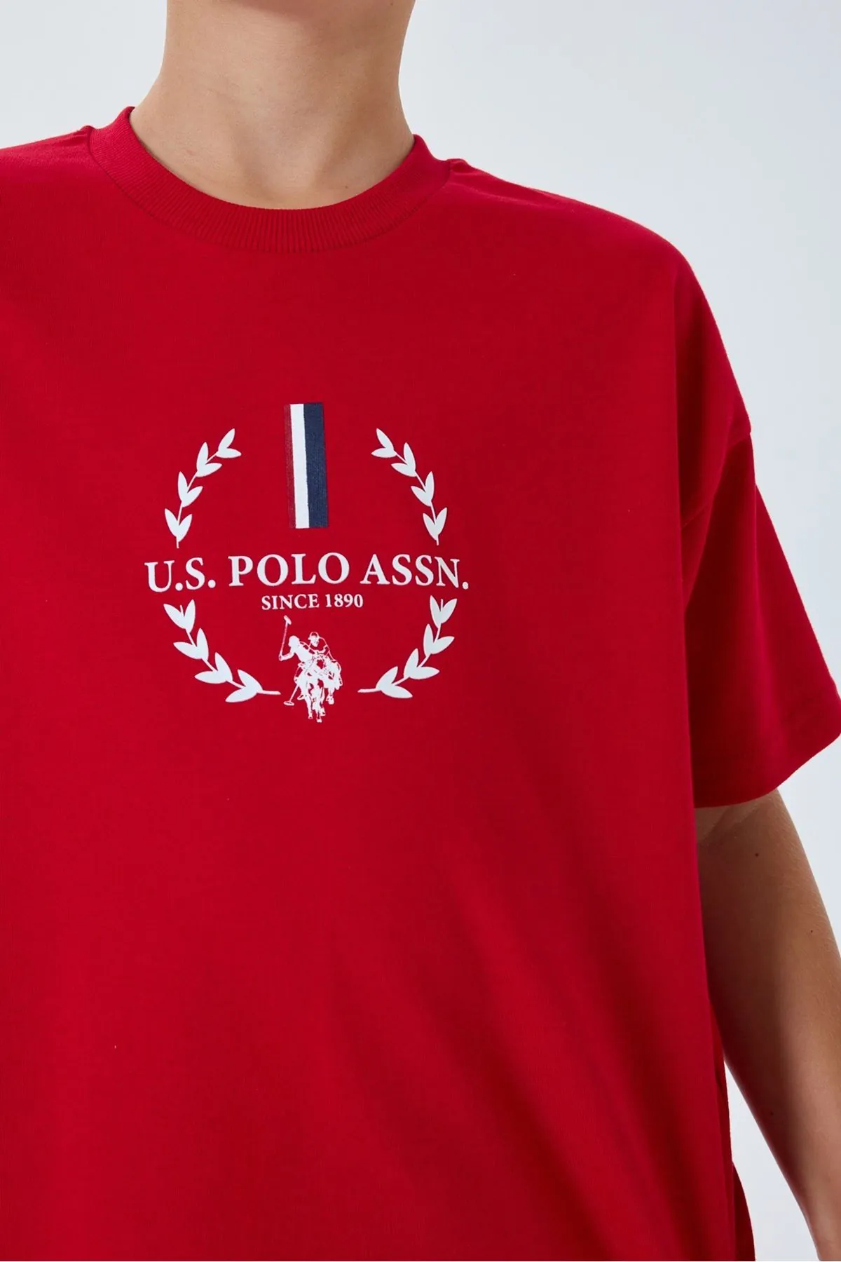 4-15 Yaş Lisanslı Us Polo Assn Erkek Çocuk Takım-Kırmızı