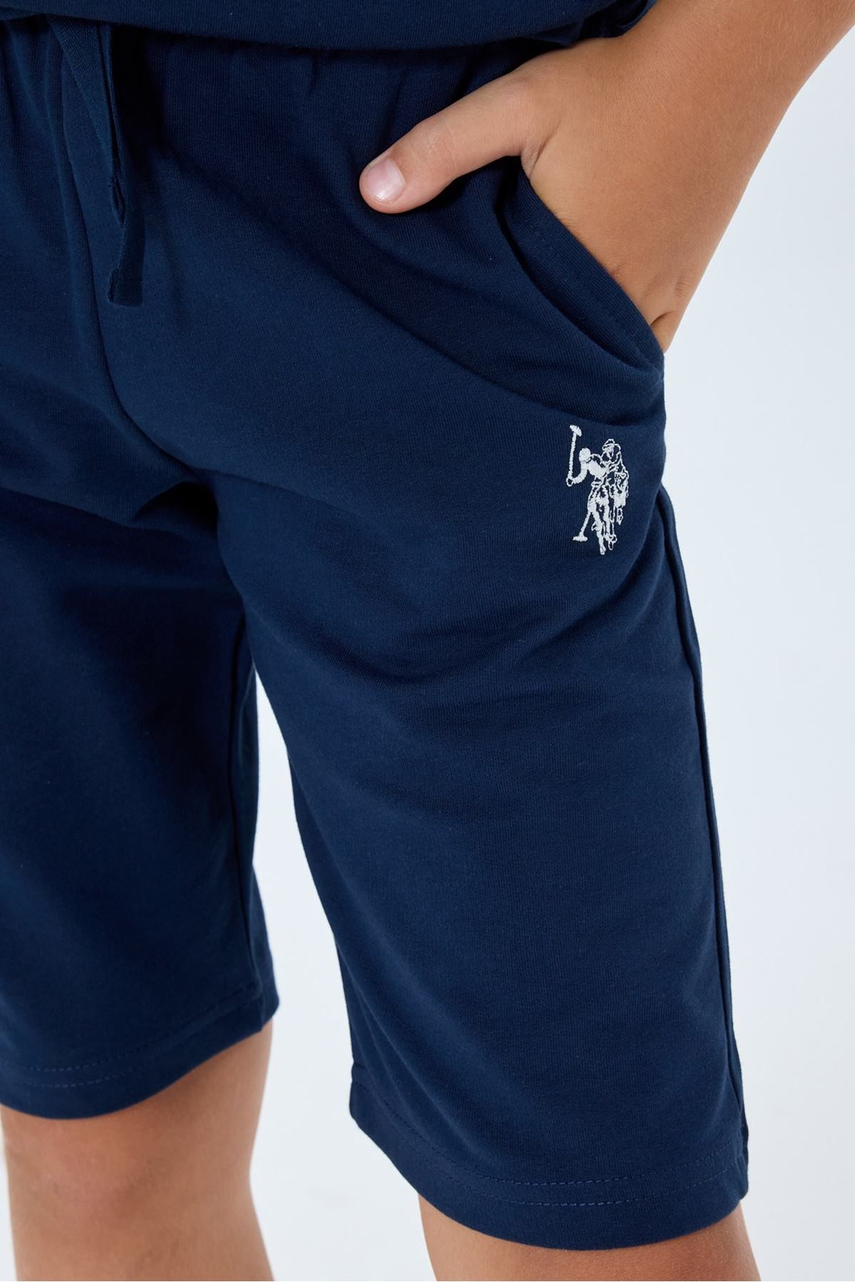 4-15 Yaş Lisanslı Us Polo Assn Erkek Çocuk Takım-Lacivert