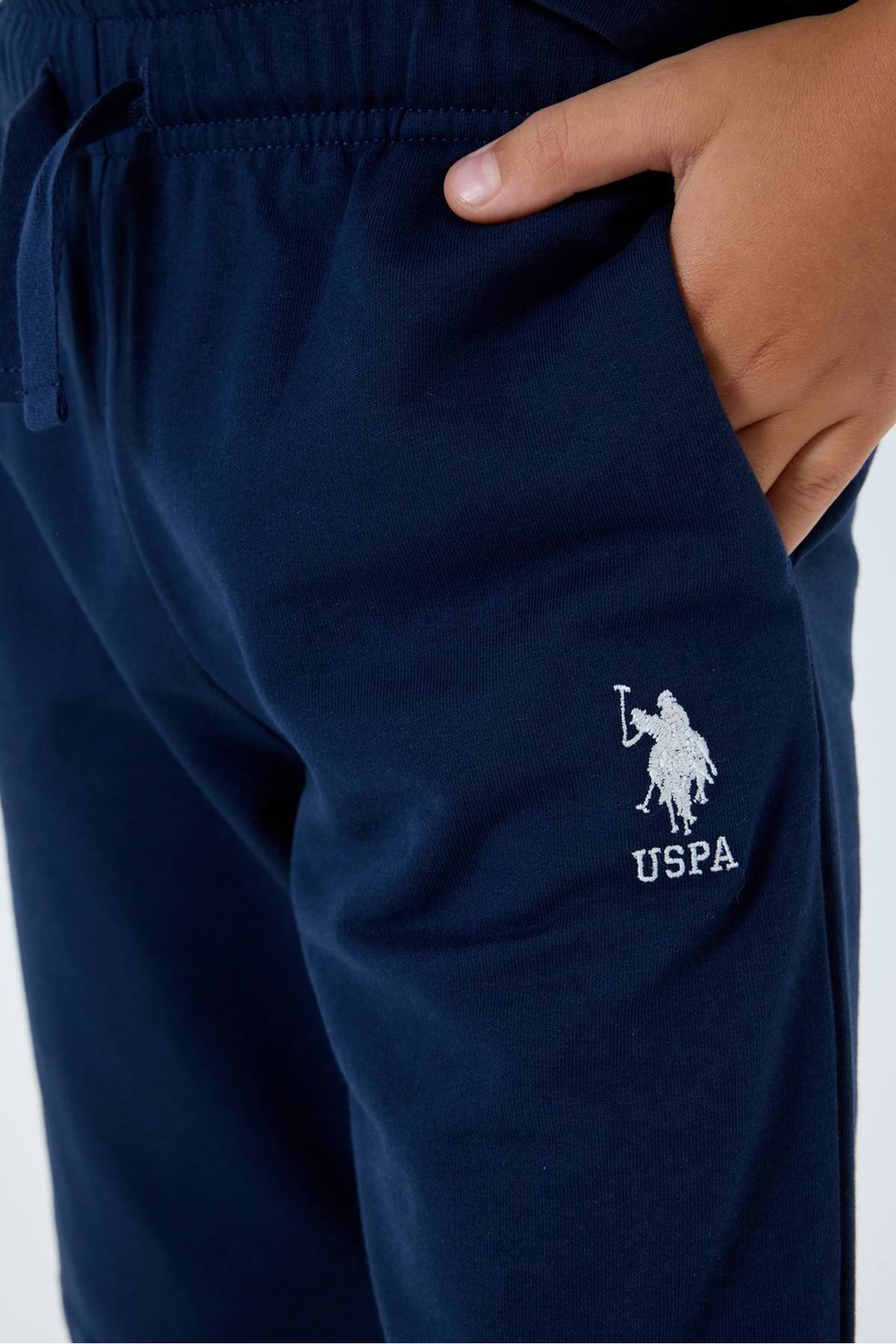 4-15 Yaş Lisanslı Us Polo Assn Erkek Çocuk Takım-Lacivert