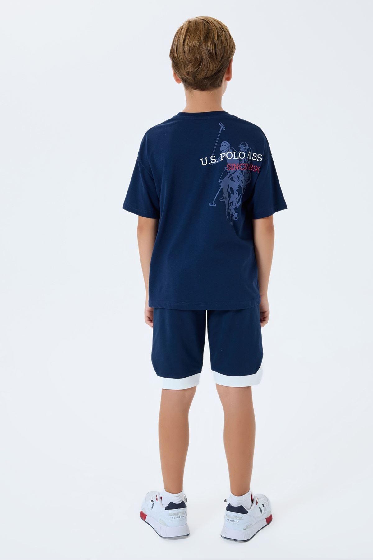 4-15 Yaş Lisanslı Us Polo Assn Erkek Çocuk Takım-Lacivert