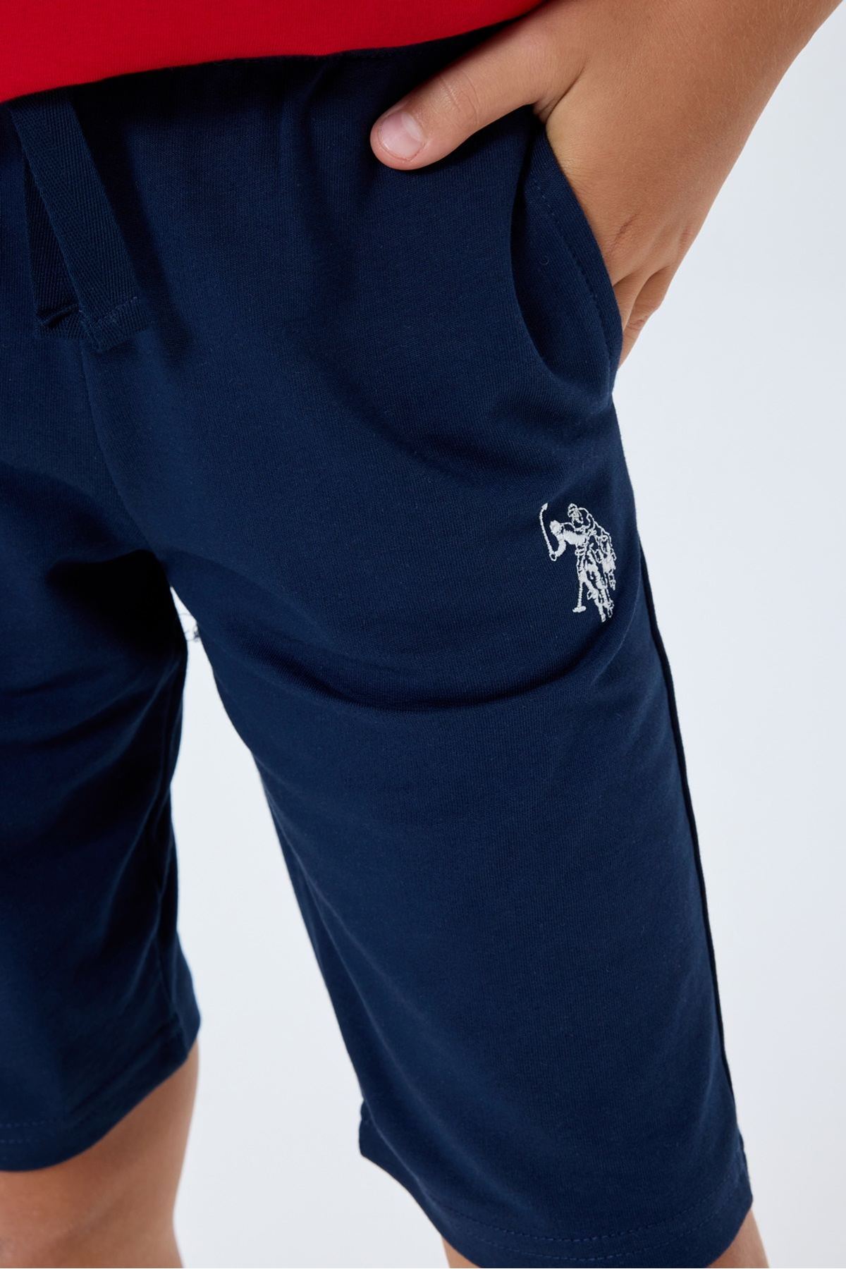 4-15 Yaş Lisanslı Us Polo Assn Erkek Çocuk Takım-Kırmızı