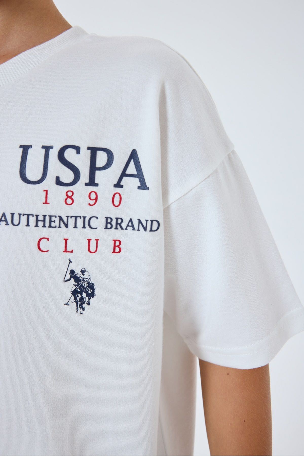 4-15 Yaş Lisanslı Us Polo Assn Erkek Çocuk Takım-Ekru