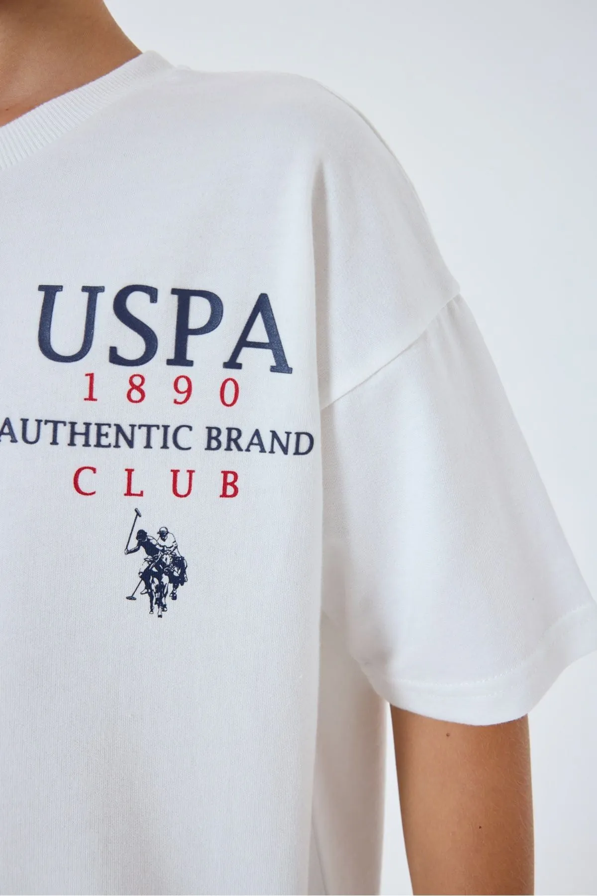 4-15 Yaş Lisanslı Us Polo Assn Erkek Çocuk Takım-Ekru