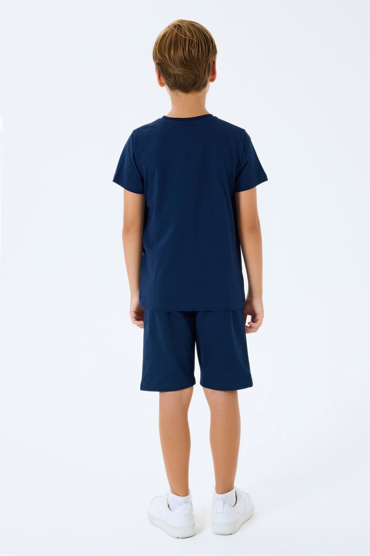 4-15 Yaş Lisanslı Us Polo Assn Erkek Çocuk Takım-Lacivert