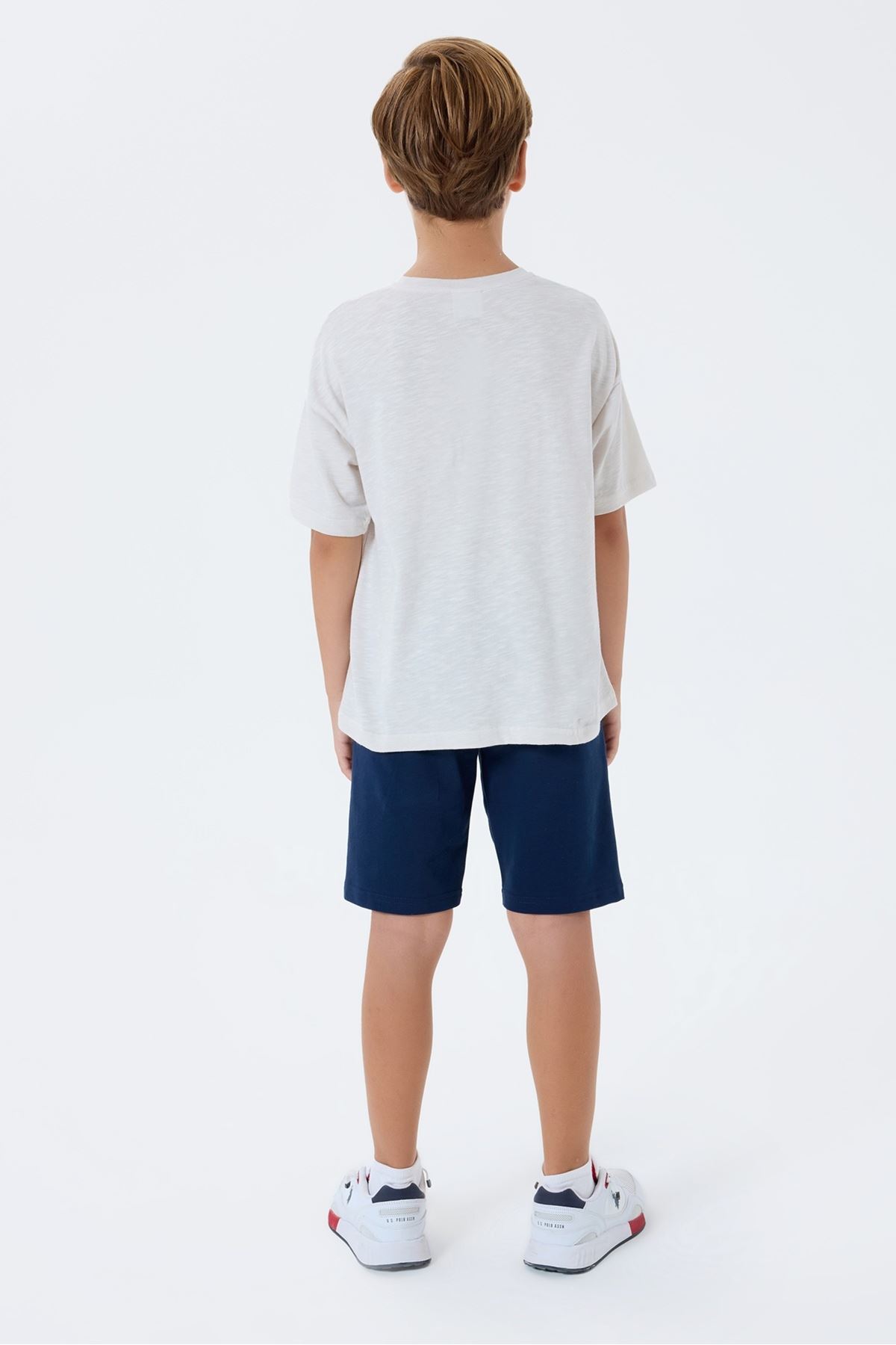 4-15 Yaş Lisanslı Us Polo Assn Erkek Çocuk Takım-Mavi