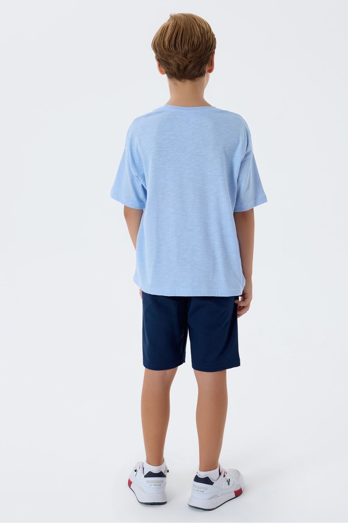 4-15 Yaş Lisanslı Us Polo Assn Erkek Çocuk Takım-Taş