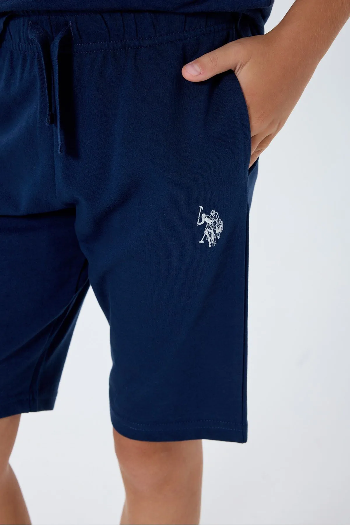 4-15 Yaş Lisanslı Us Polo Assn Erkek Çocuk Takım-Lacivert