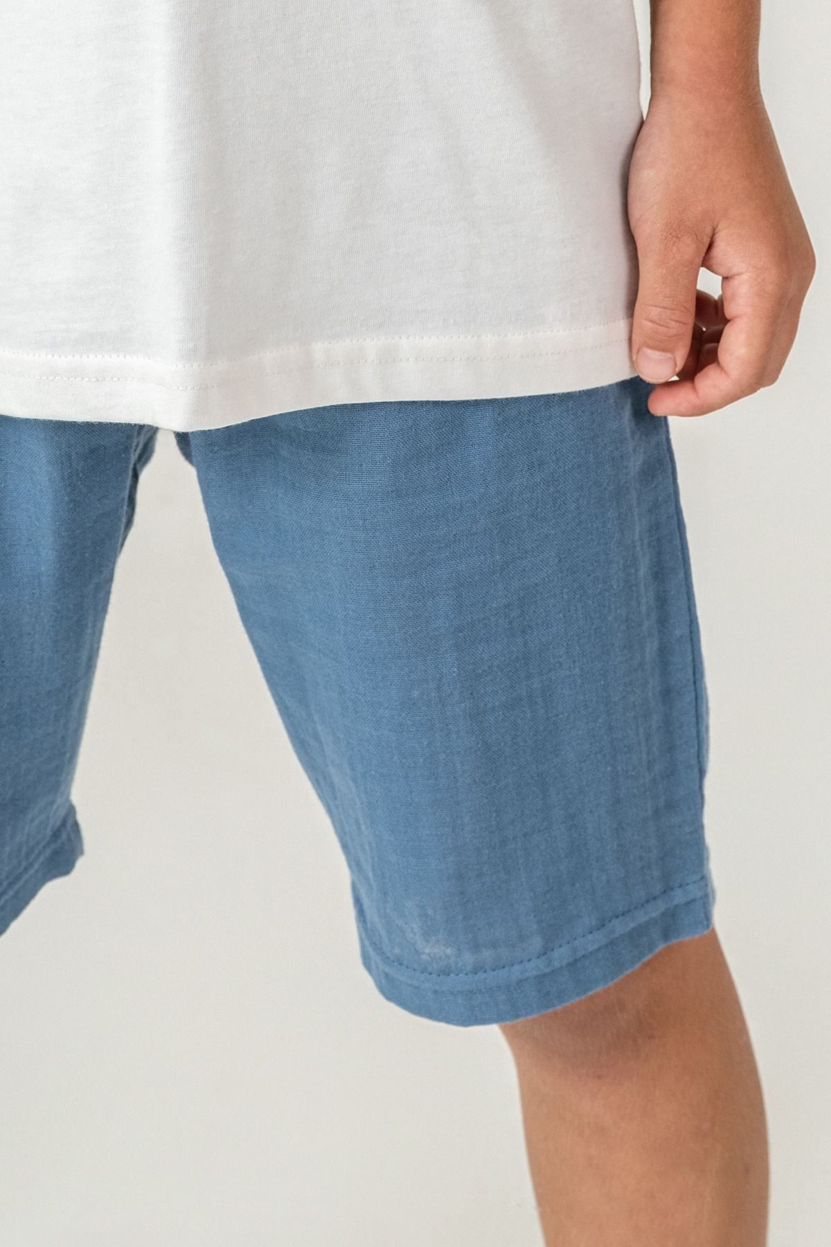 4-15 Yaş Lisanslı Us Polo Assn Erkek Çocuk Takım-Ekru