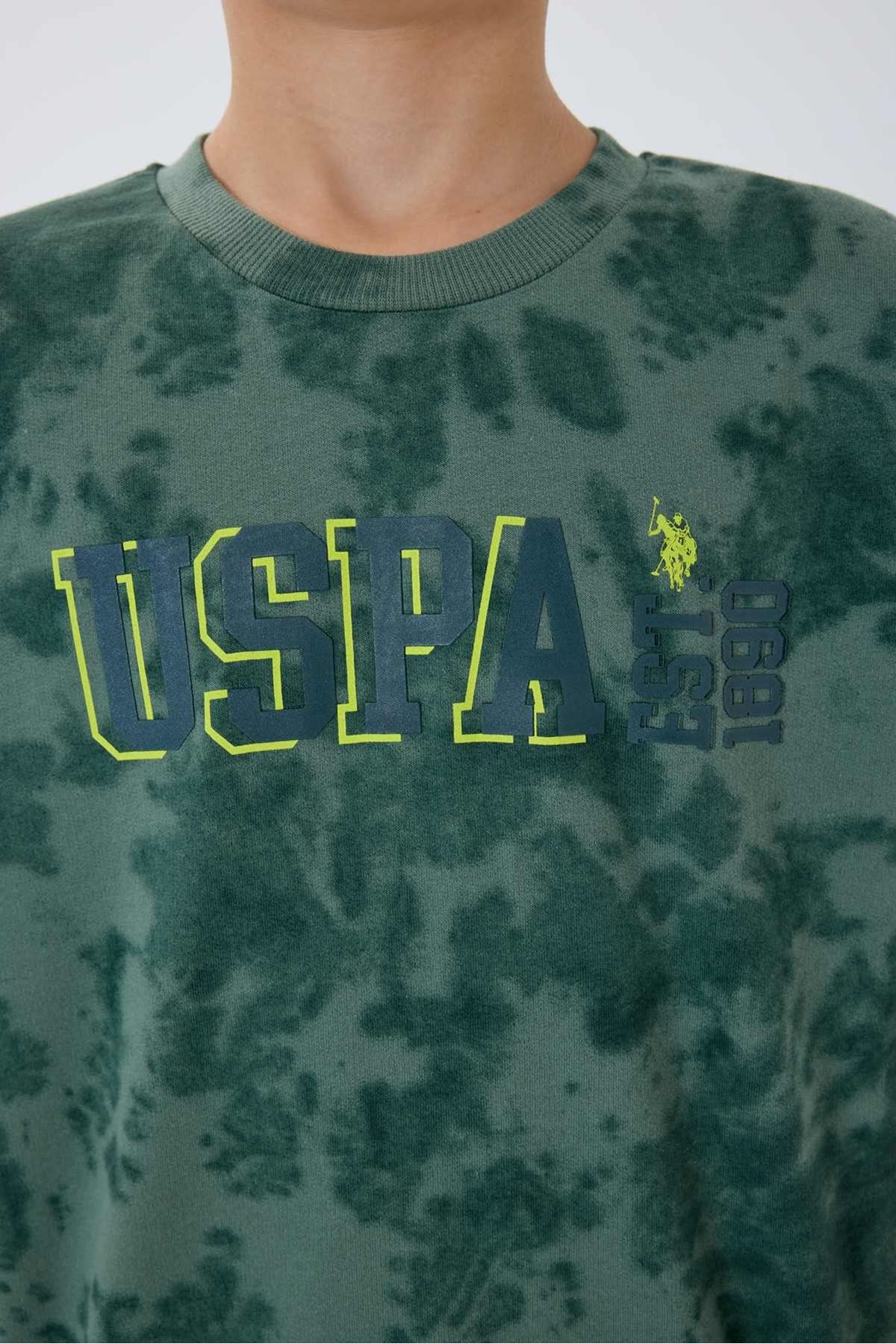 4-15 Yaş Lisanslı Us Polo Assn Erkek Çocuk Takım-Yeşil